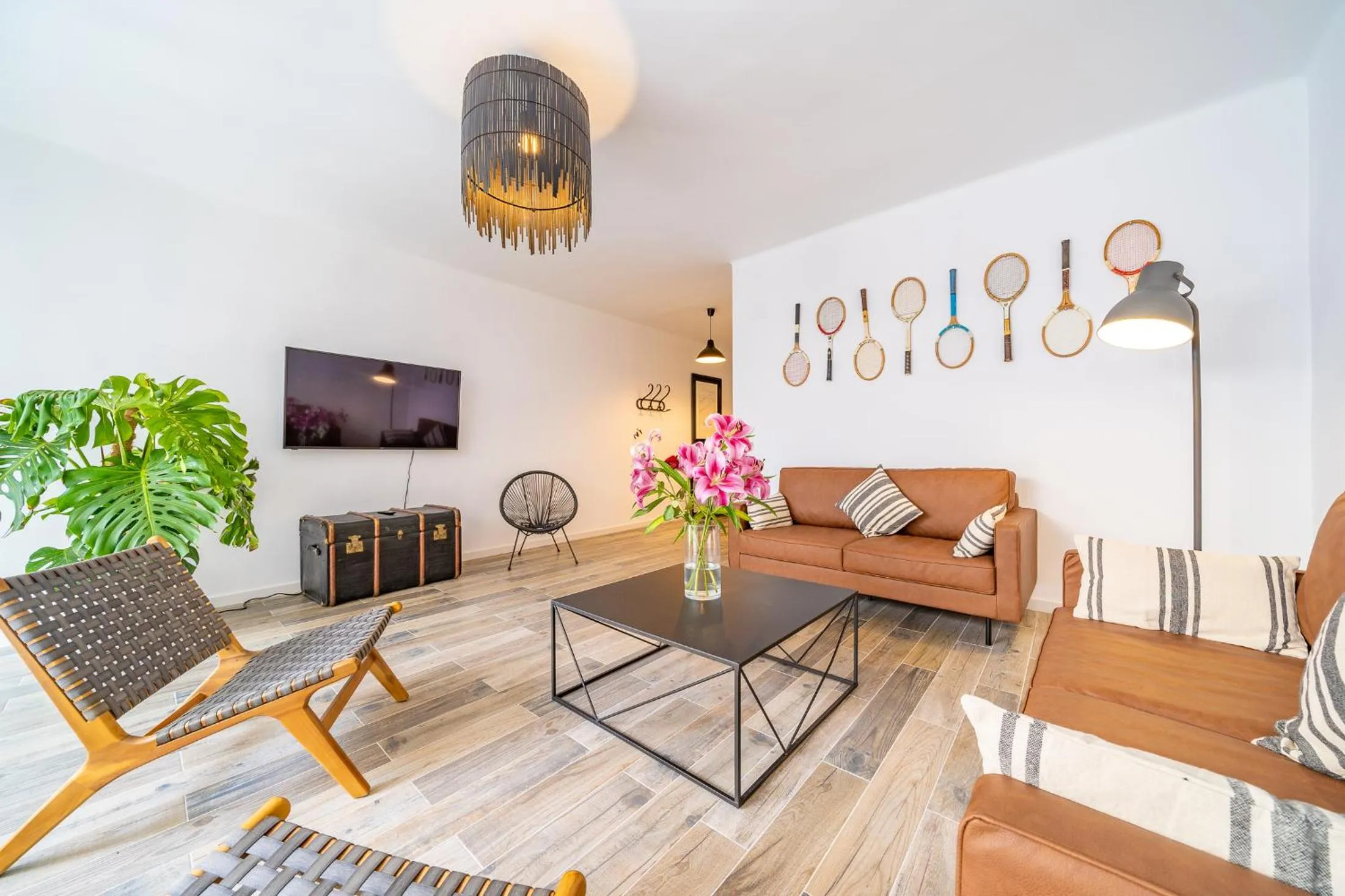 Living room in CAN MARTINEZ Calella Beach Boutique Apartment