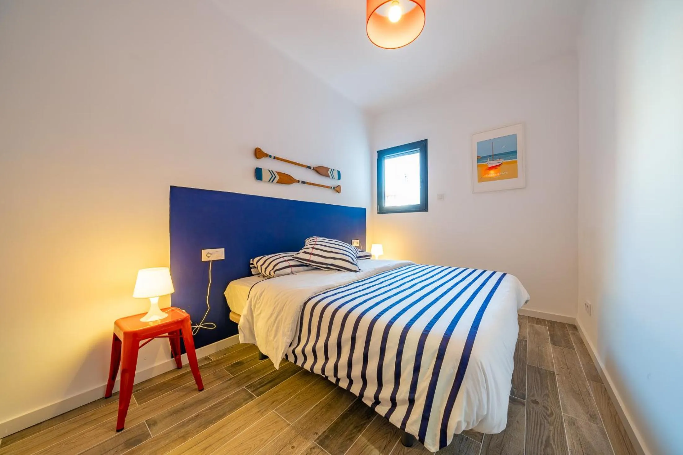 Bed in CAN MARTINEZ Calella Beach Boutique Apartment