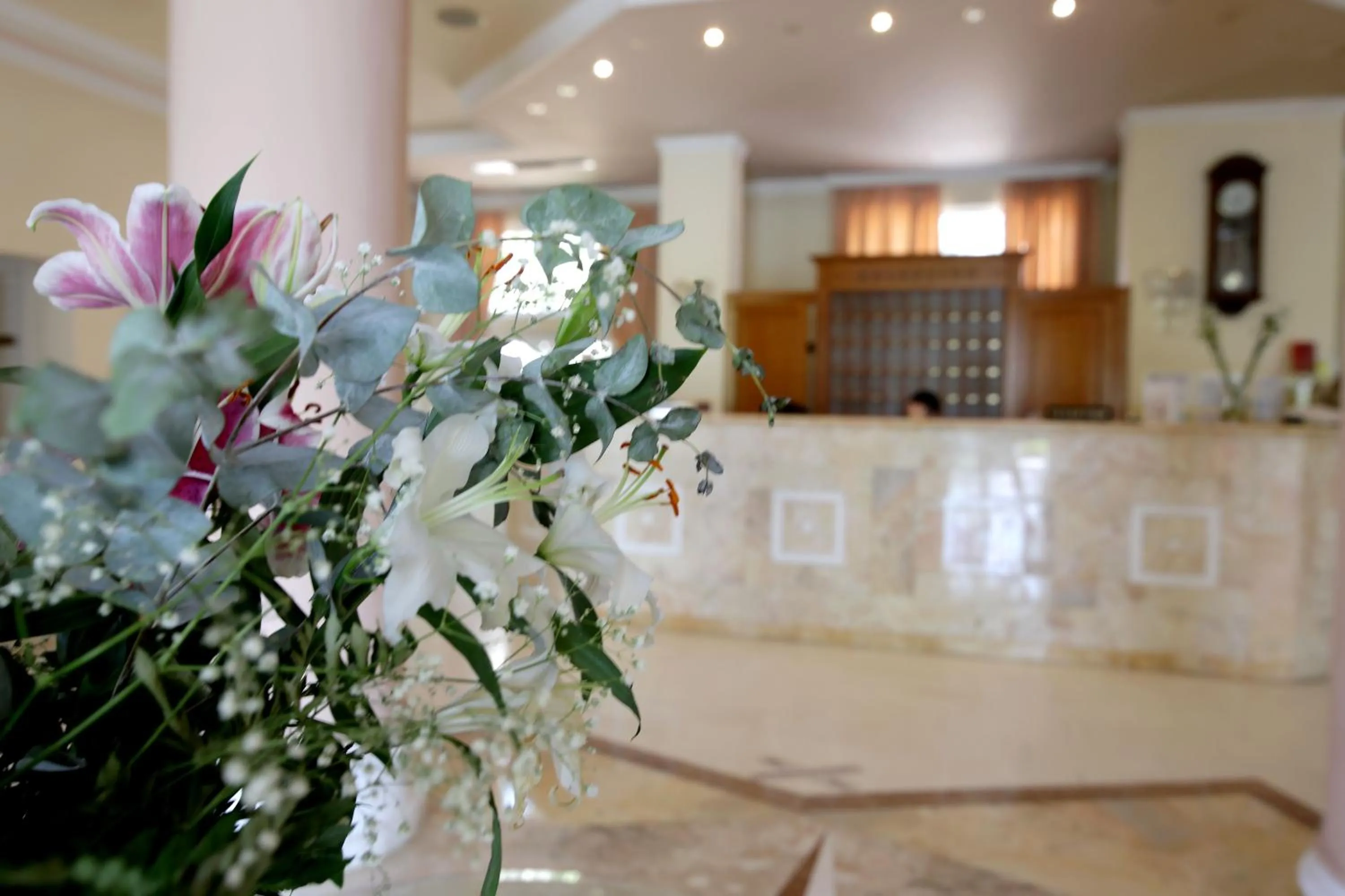 Lobby or reception in Hotel Philippos Livadeia