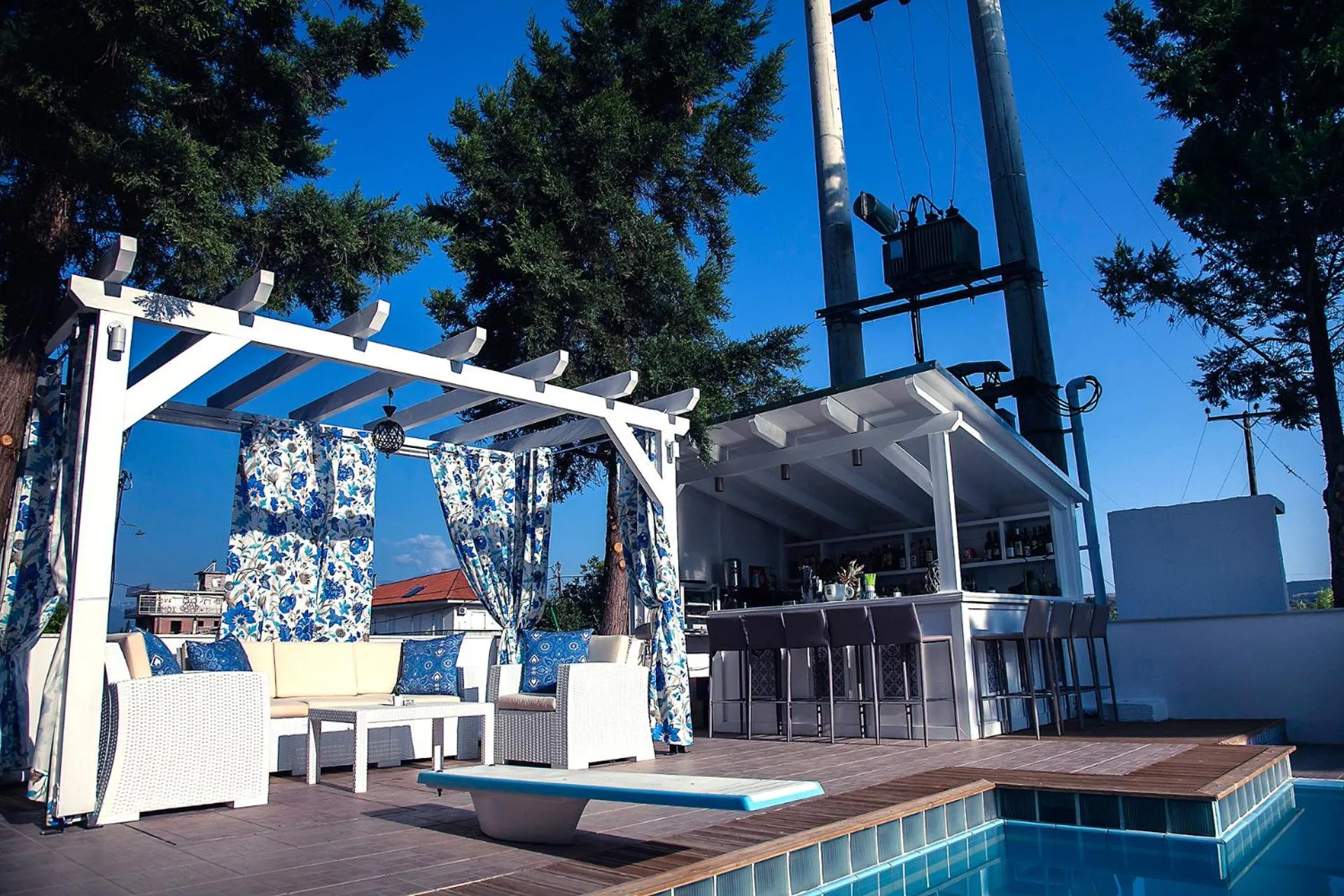 Swimming pool in Hotel Philippos Livadeia