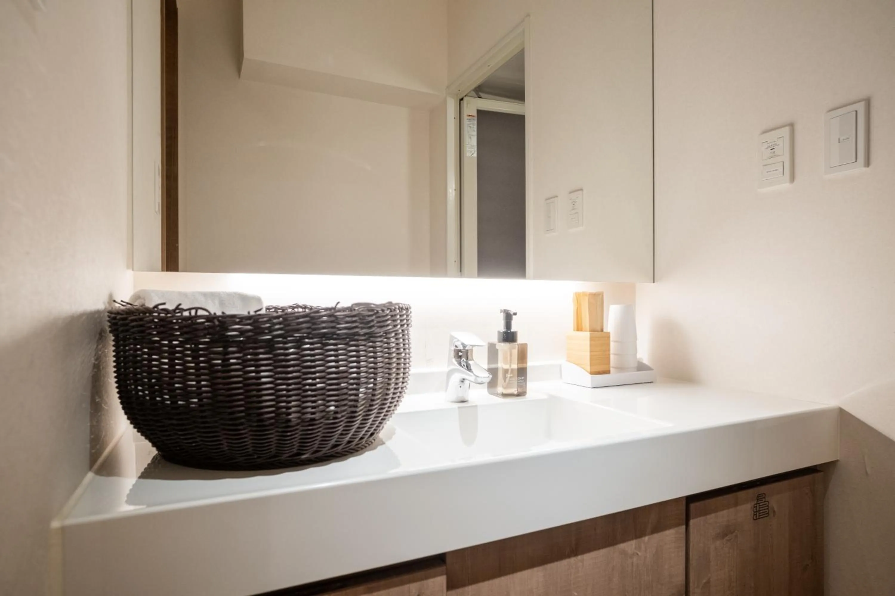 Bathroom in ORI Rokkaku