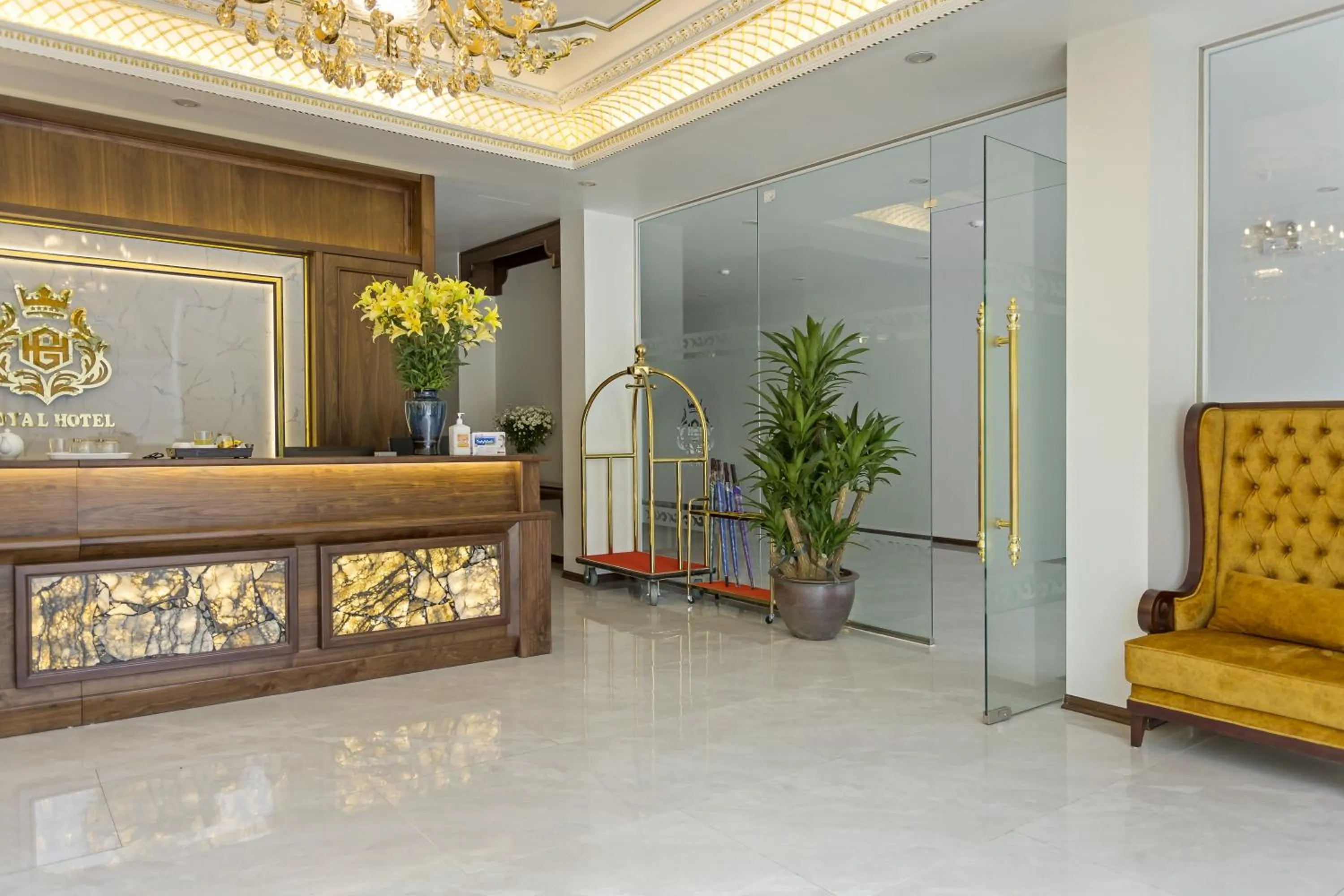 Lobby or reception in Royal Văn Phú Hotel
