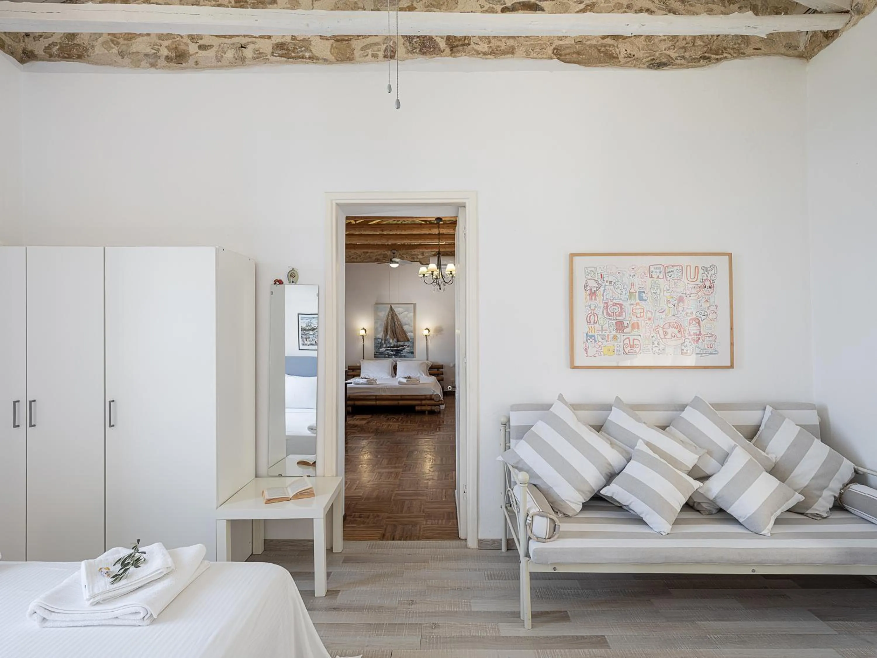 Photo of the whole room, Bed in Ondathaki Pirgos