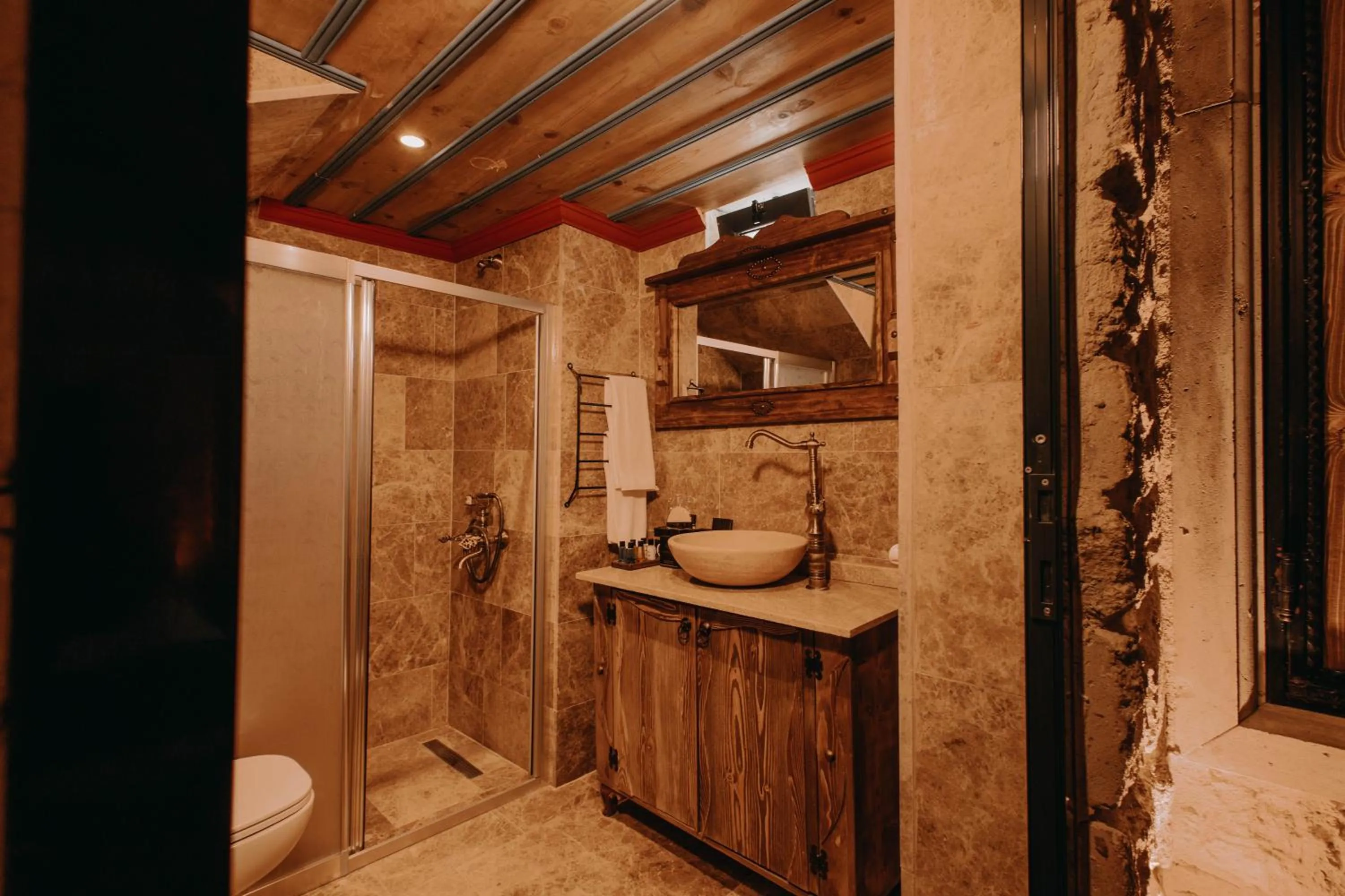 Shower in Akritis Cappadocia House