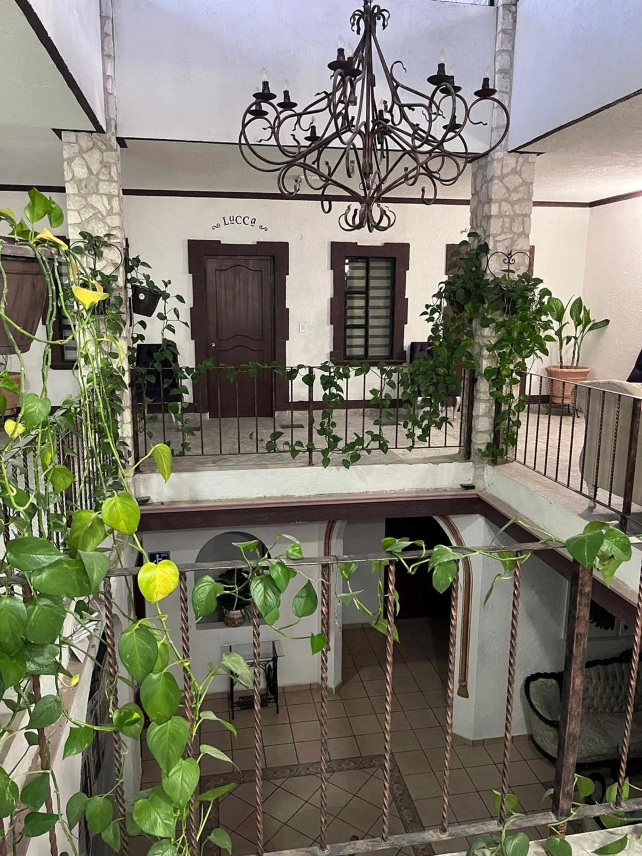 Patio in Hotel Peña Florencia