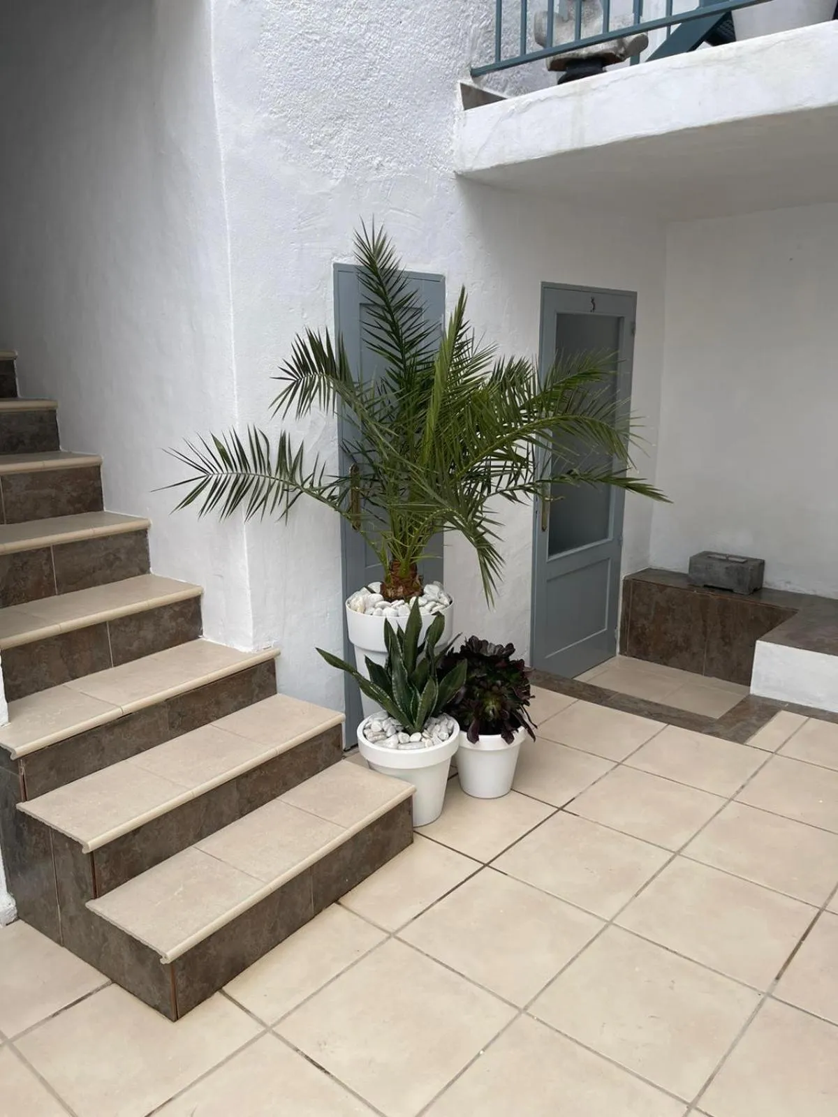 Inner courtyard view in Casa Dolly Boutique B&B