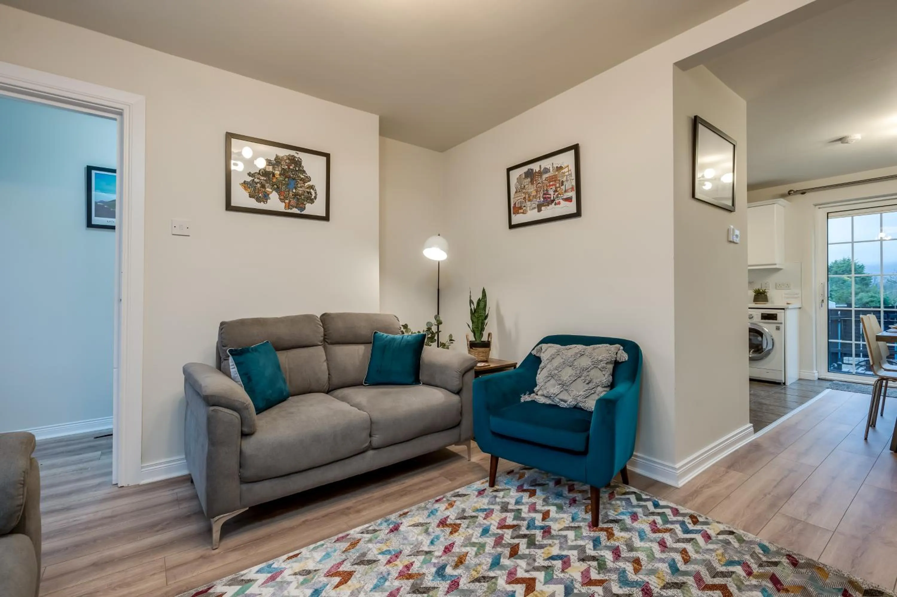 Living room in Central Belfast Apartments: Ashley Mews