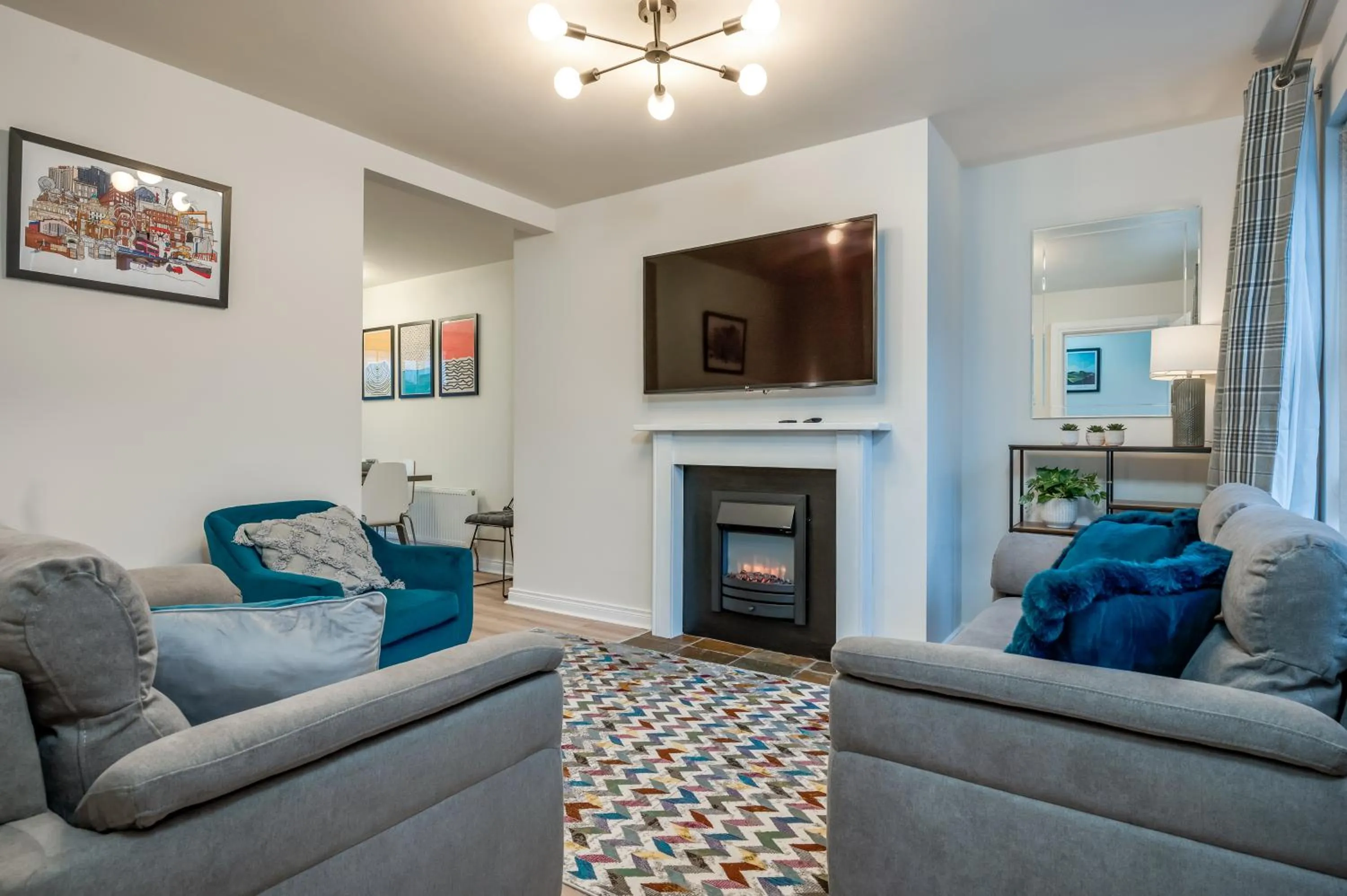 Living room in Central Belfast Apartments: Ashley Mews