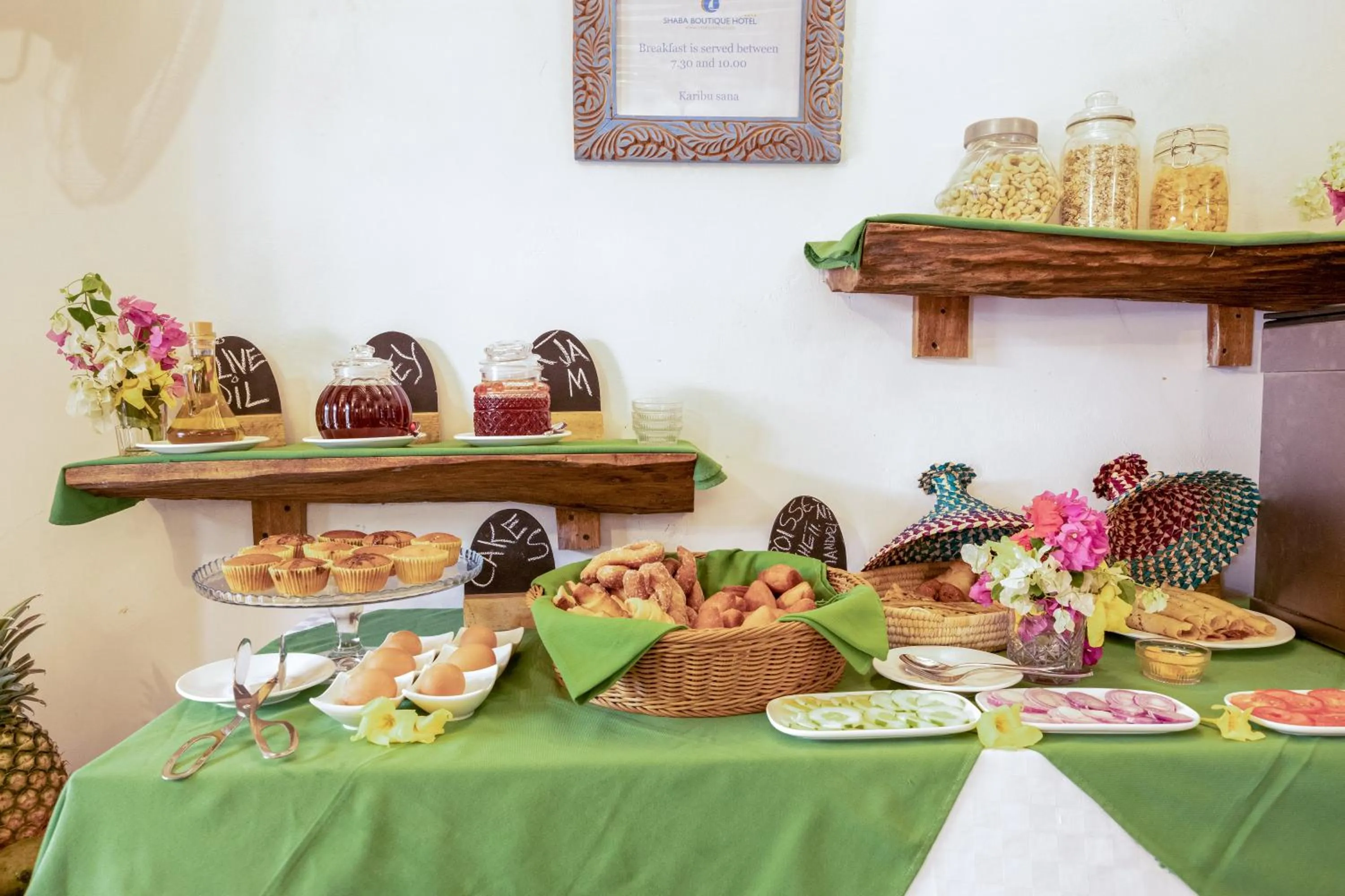 Breakfast in Shaba Boutique Hotel