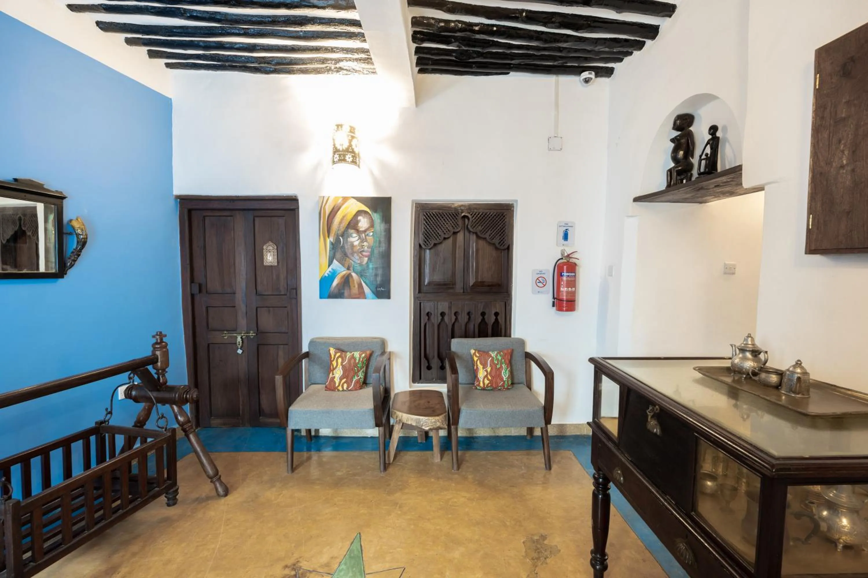 Seating area in Shaba Boutique Hotel