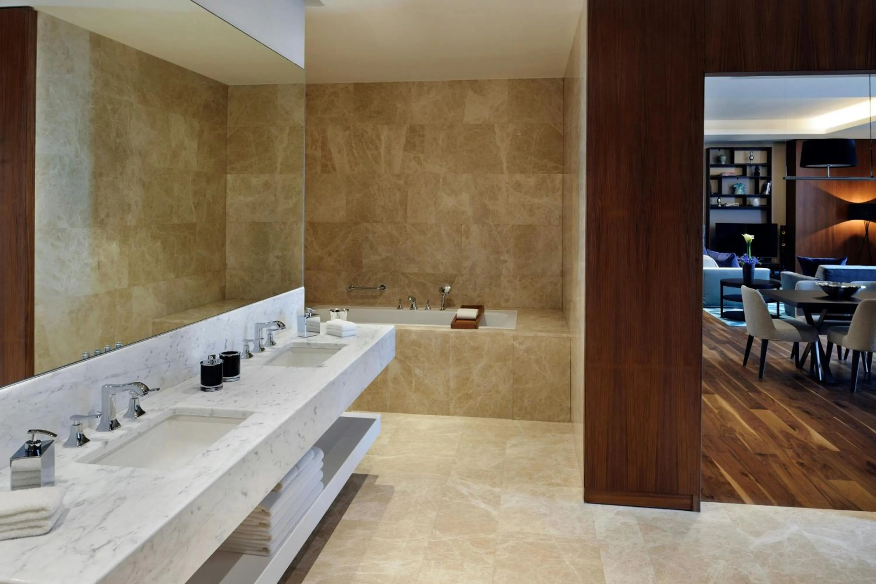 Bathroom in Istanbul Marriott Hotel Sisli