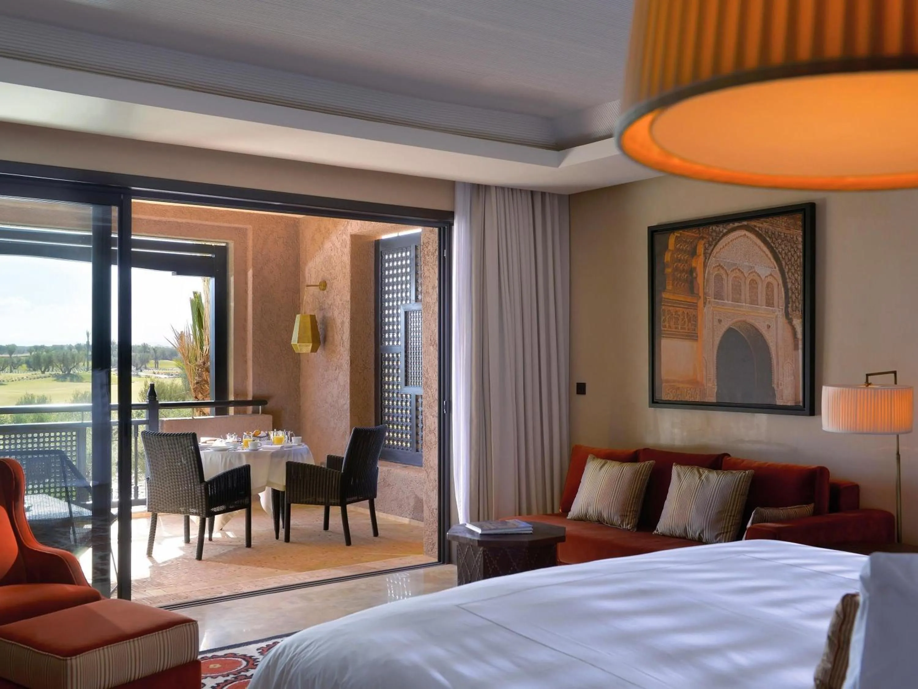 Bedroom, Bed in Fairmont Royal Palm Marrakech
