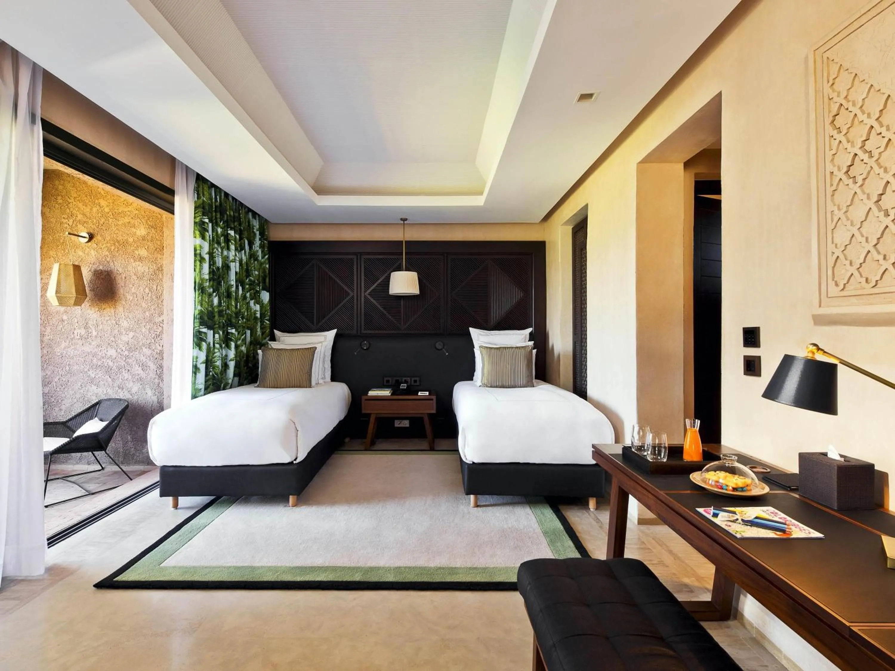 Bedroom, Bed in Fairmont Royal Palm Marrakech