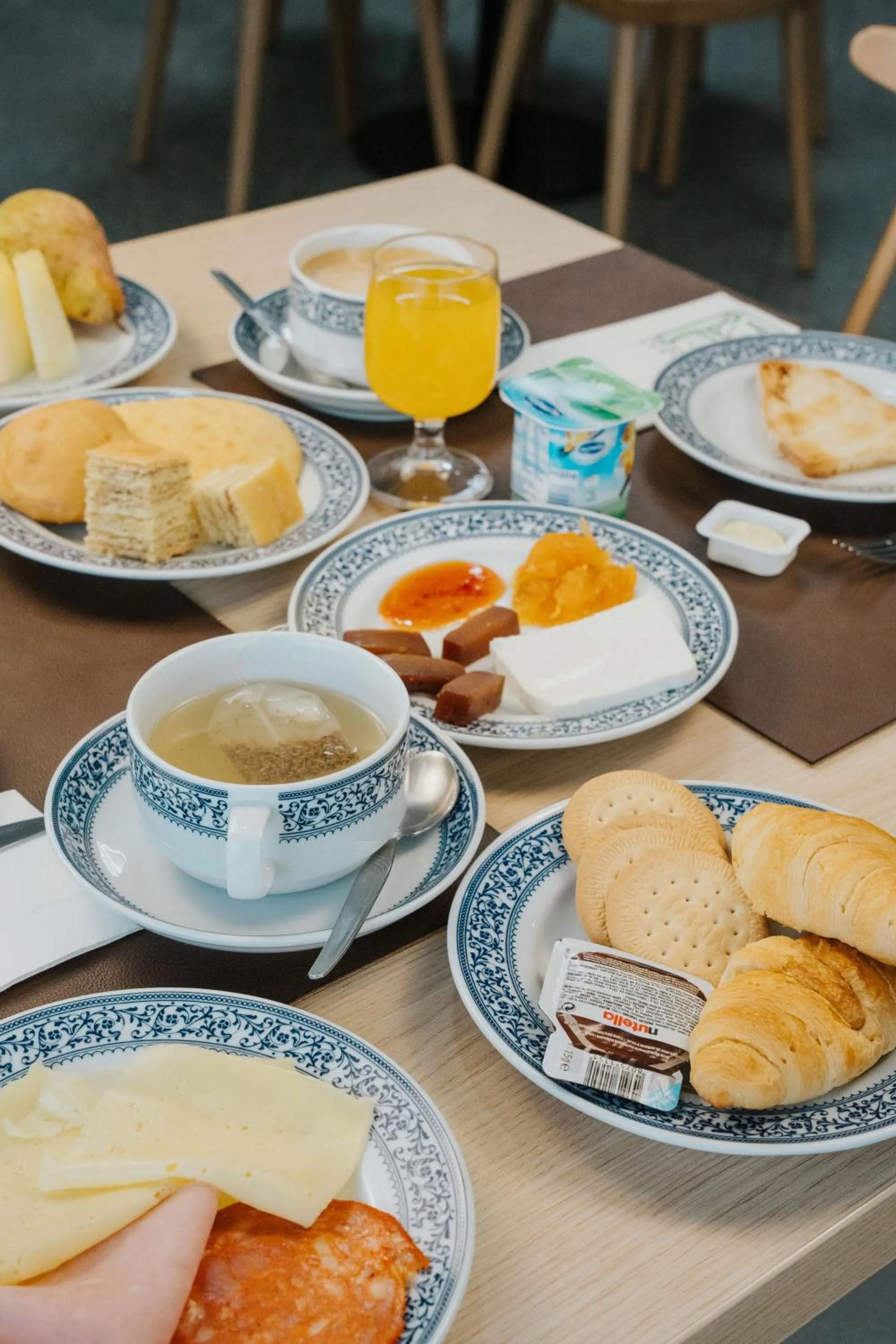 Continental breakfast in Hotel O Encontro