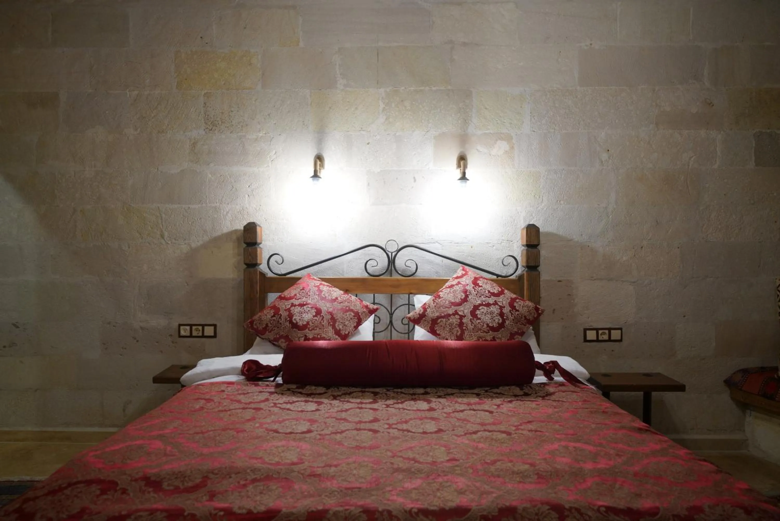 Bed in Kaya Konak Cave