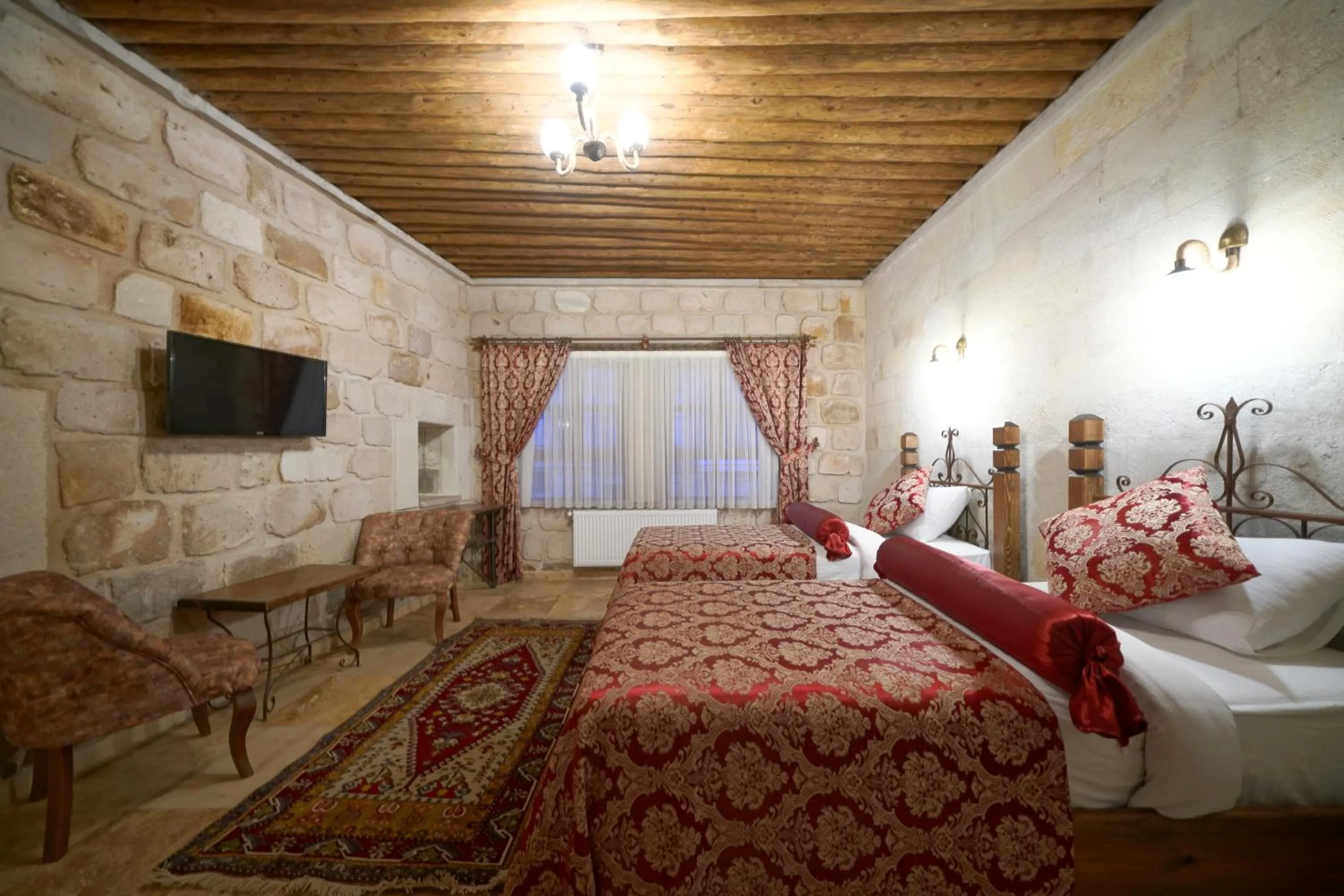 Bed in Kaya Konak Cave