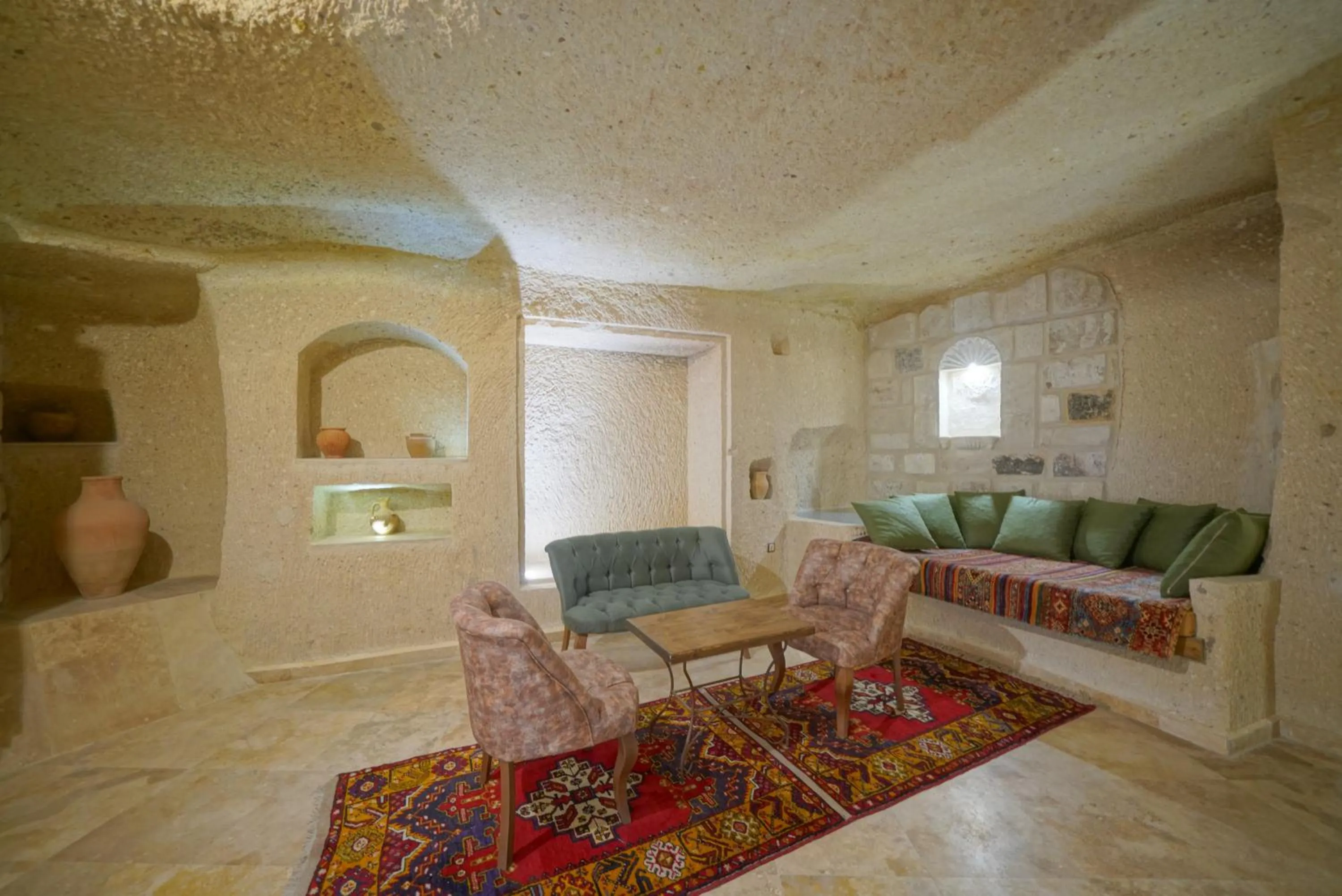 Living room in Kaya Konak Cave