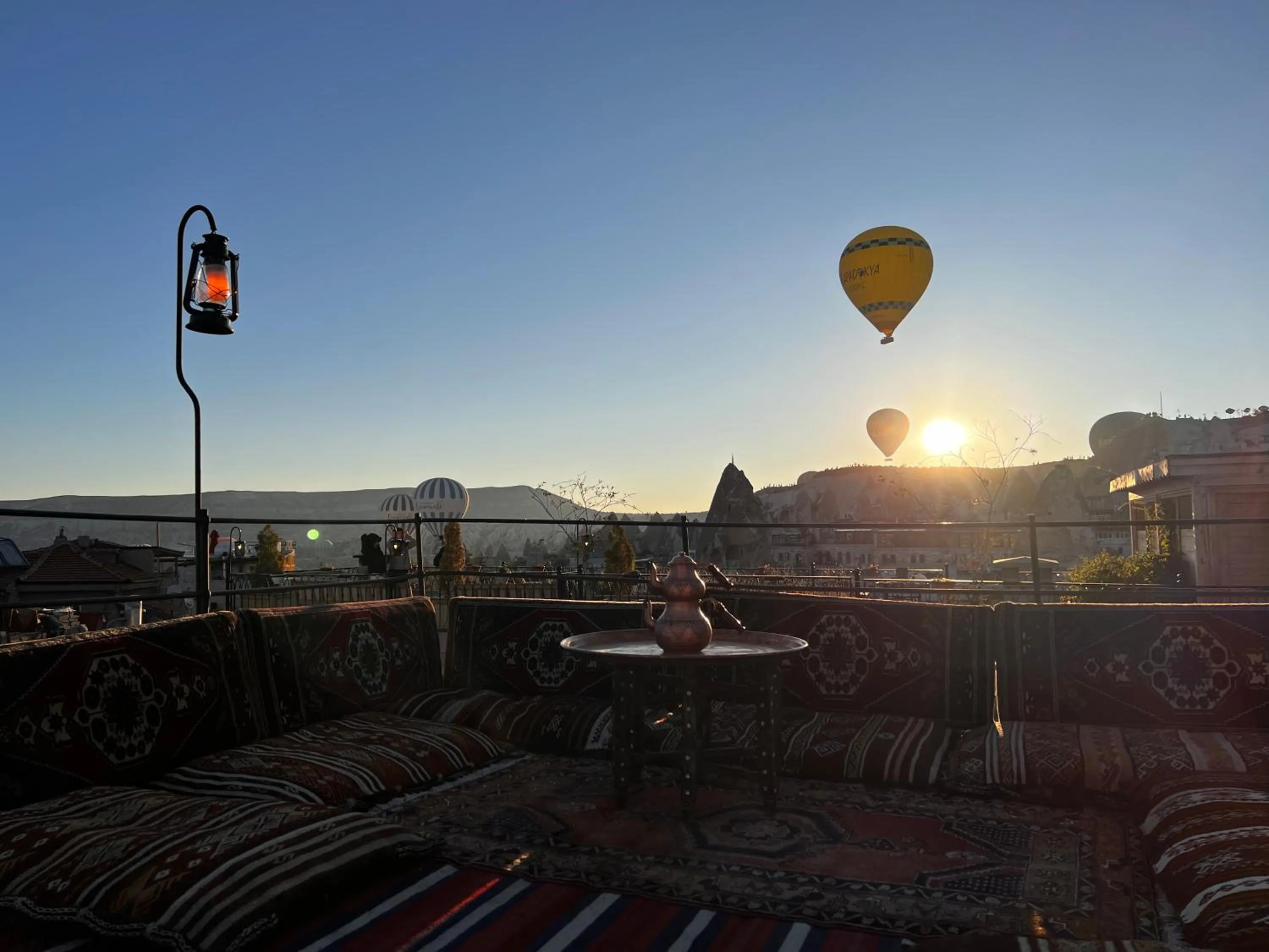 Natural landscape in Kaya Konak Cave
