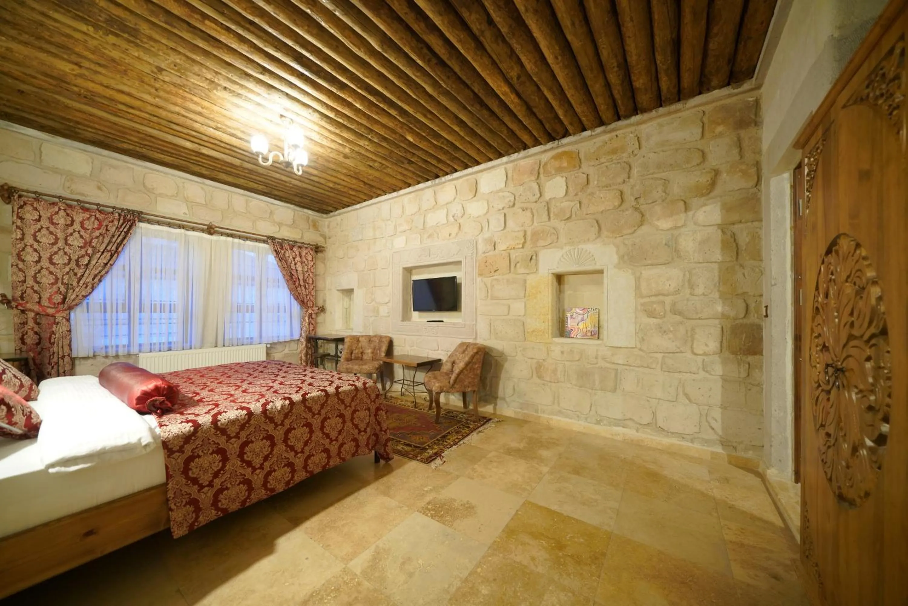 Bed in Kaya Konak Cave