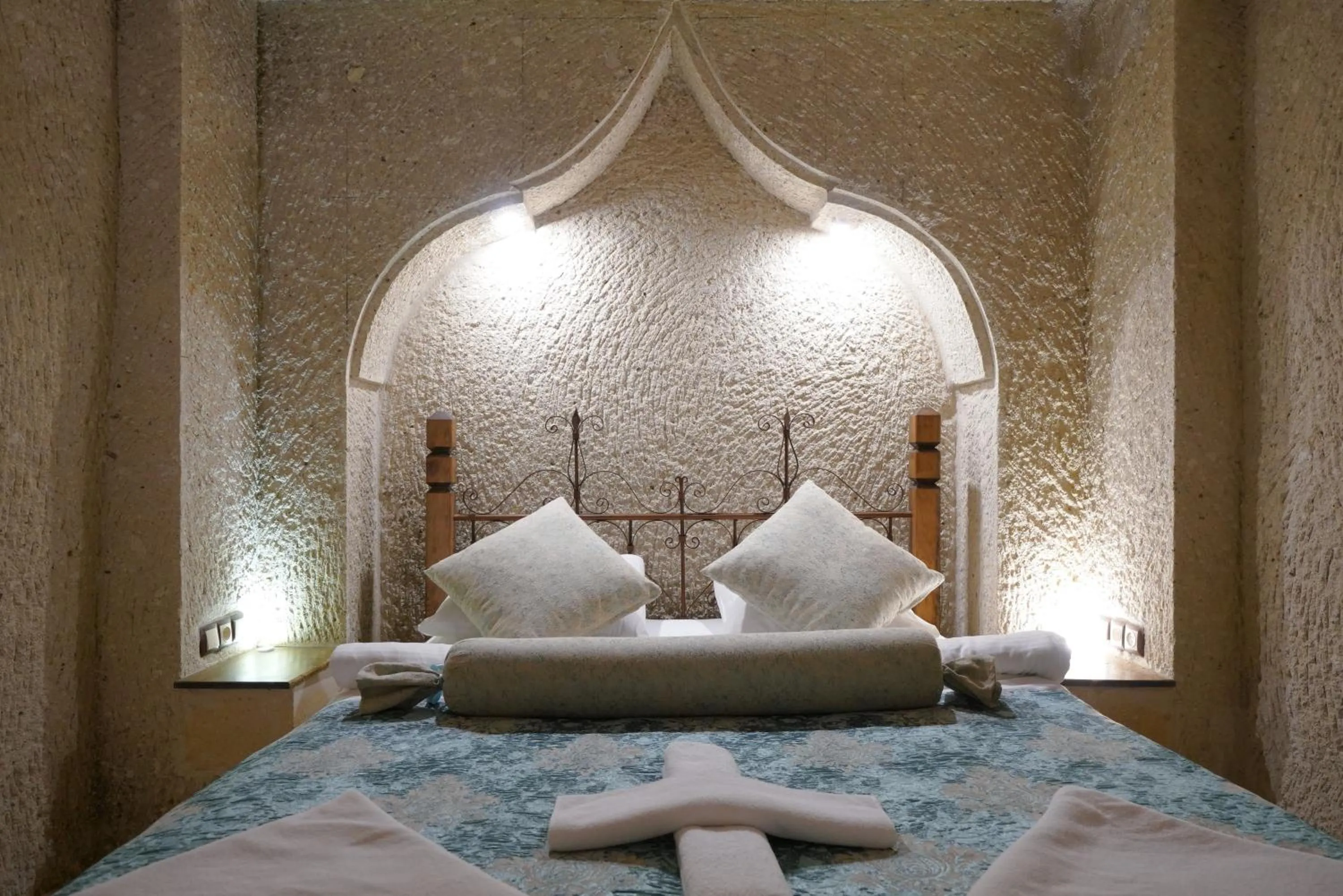 Bed in Kaya Konak Cave