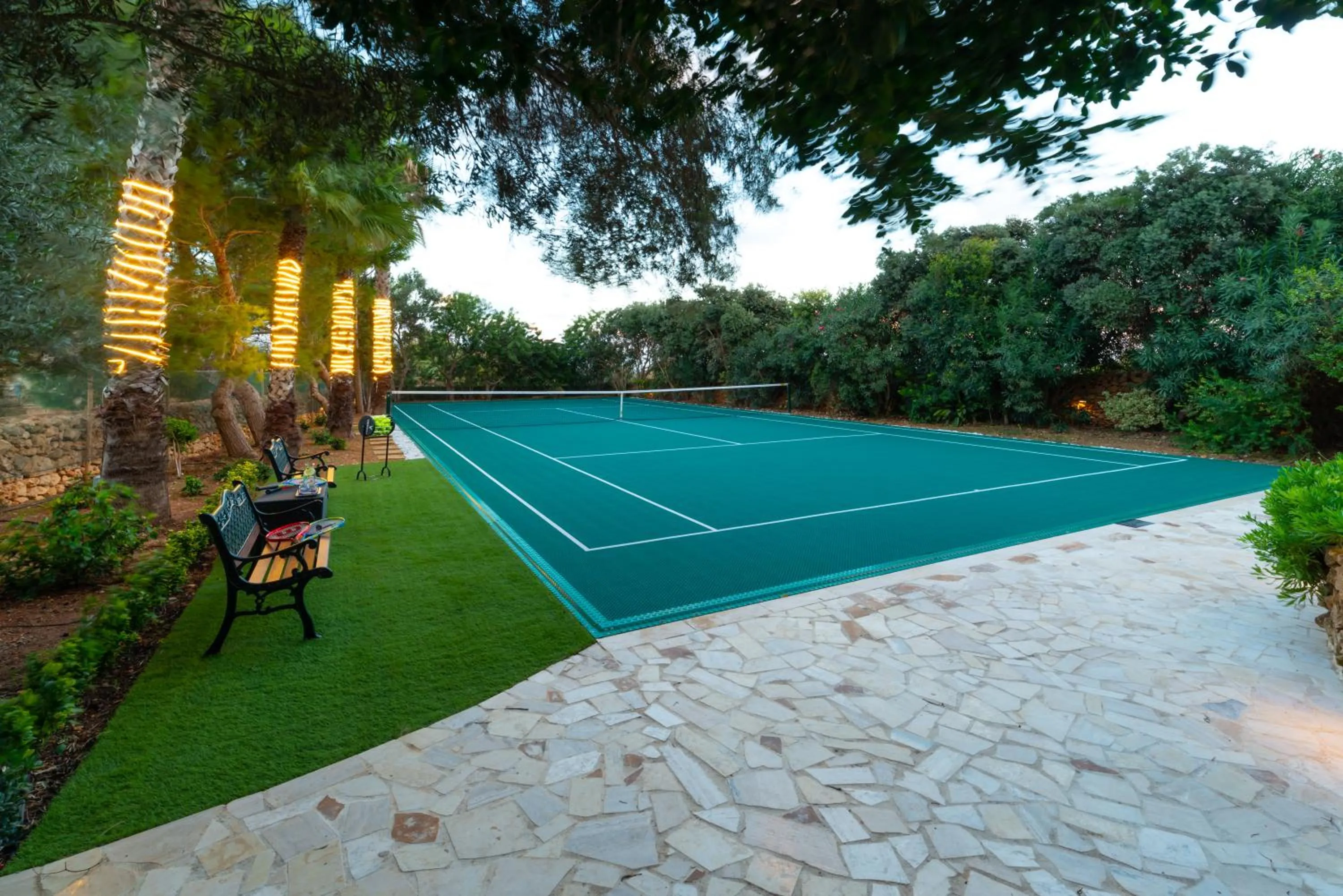 Tennis court in ALTO Beyond