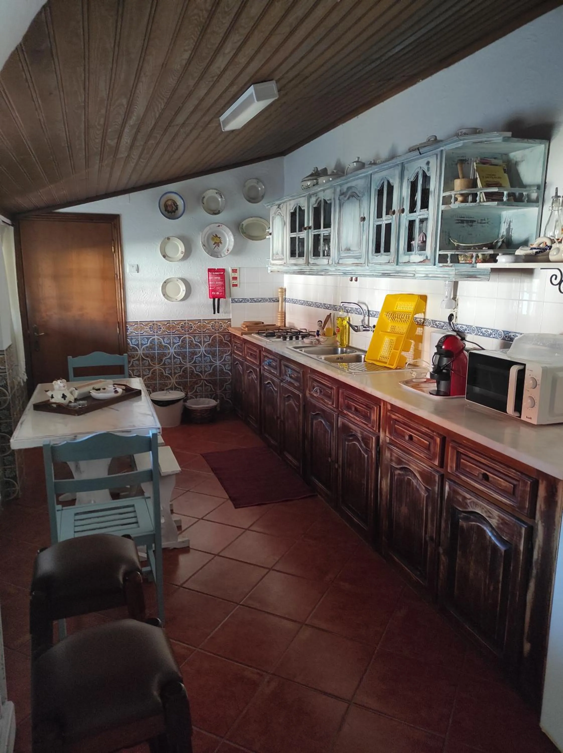 Communal kitchen in Fazenda do Marante