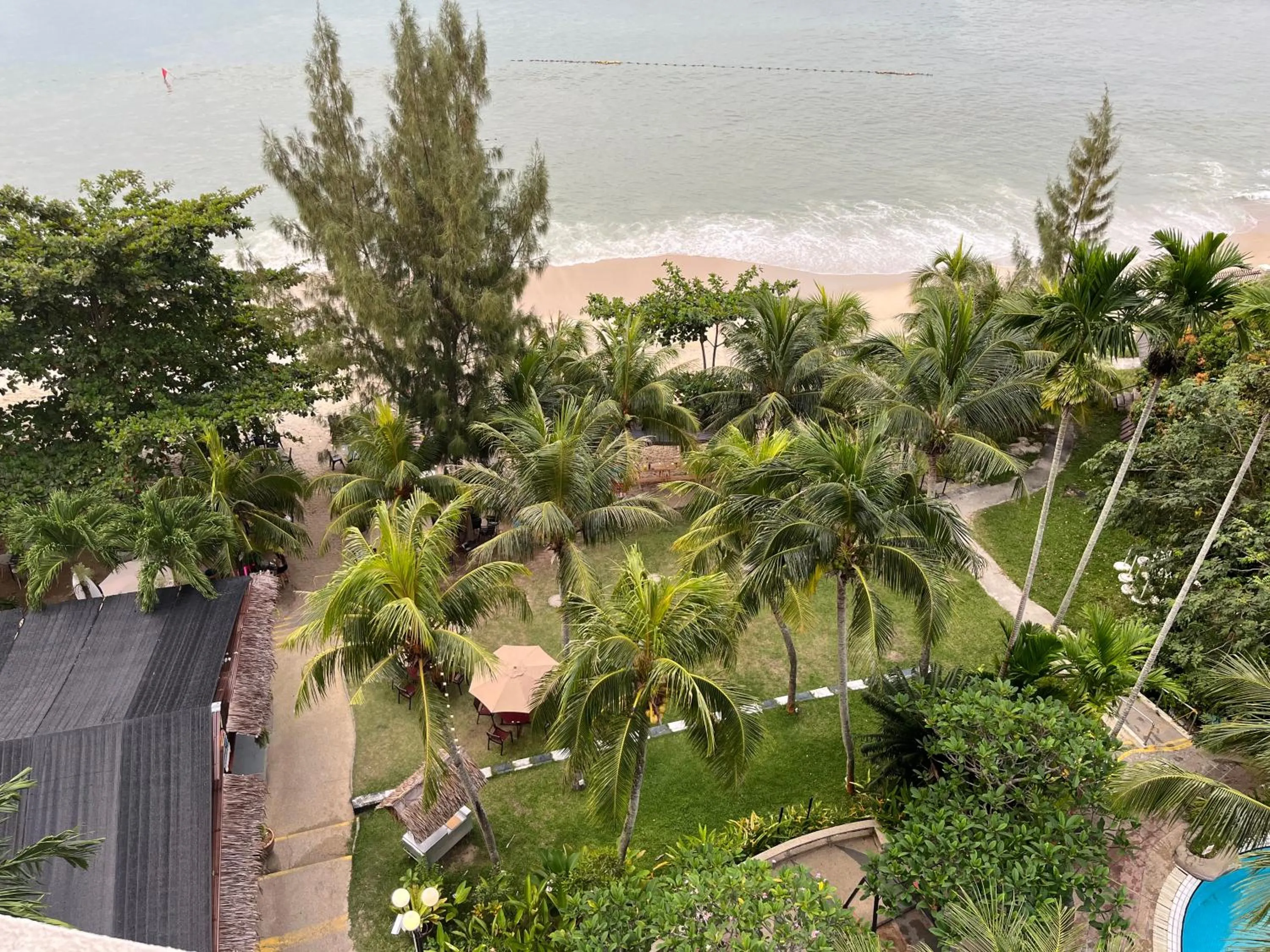 Garden view in Paradise by the Sea in Penang by Veron at Rainbow Paradise