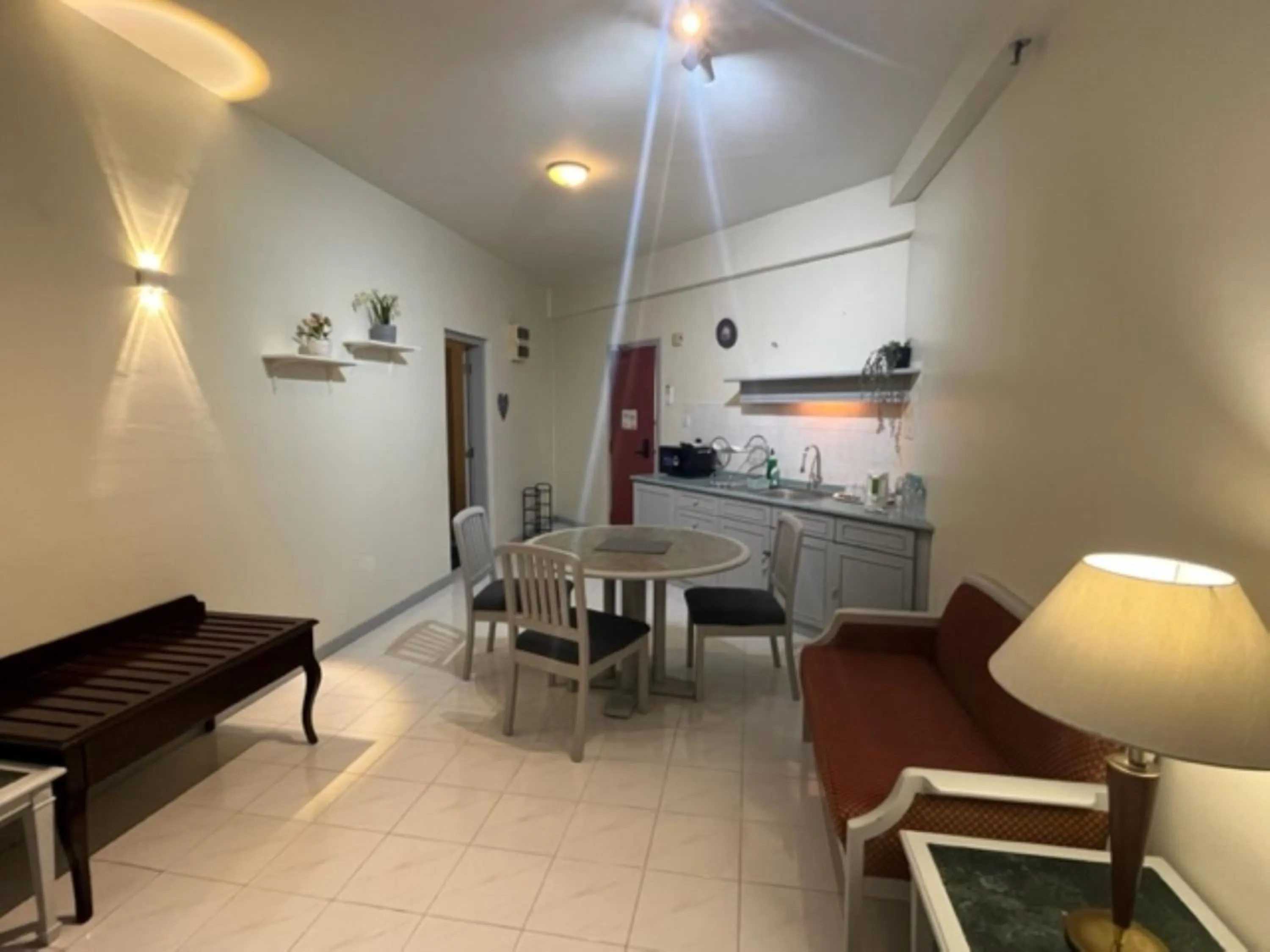 Kitchen or kitchenette in Paradise by the Sea in Penang by Veron at Rainbow Paradise