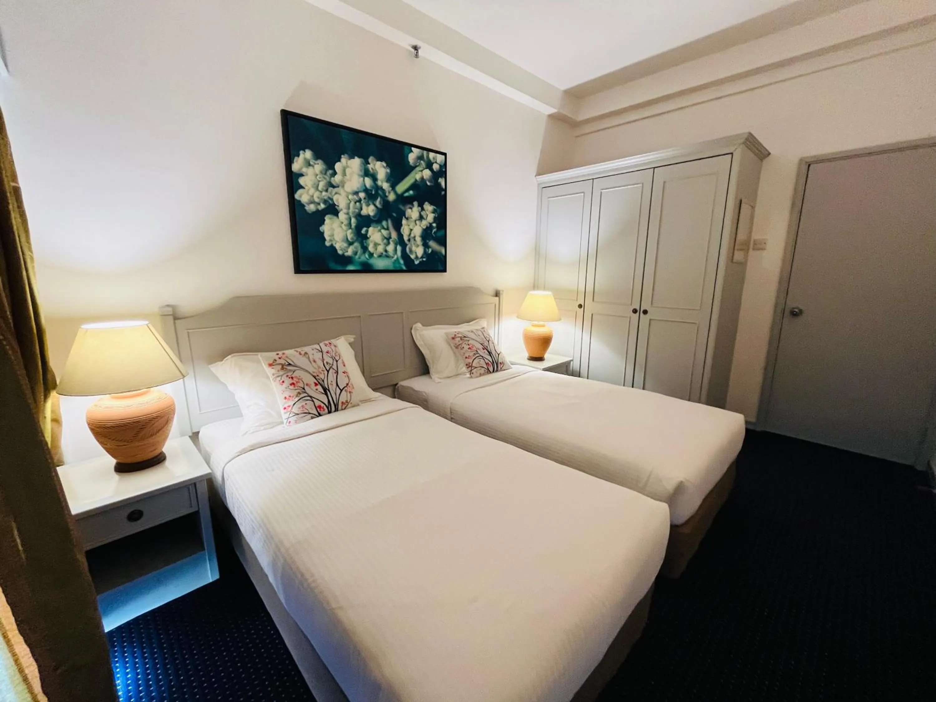 Bedroom, Bed in Paradise by the Sea in Penang by Veron at Rainbow Paradise