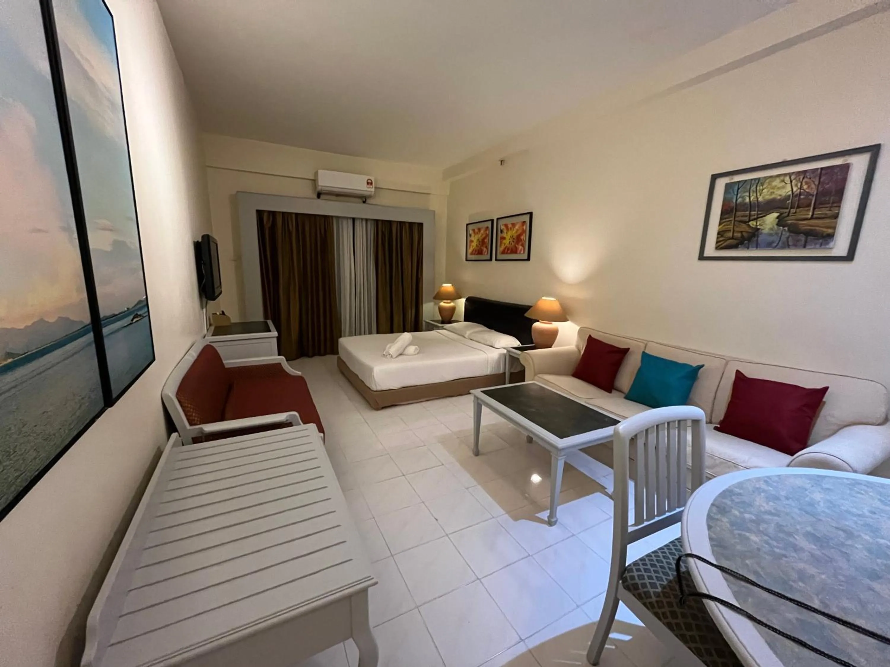 Bed in Paradise by the Sea in Penang by Veron at Rainbow Paradise