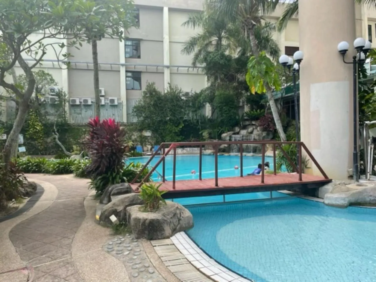 Swimming pool in Paradise by the Sea in Penang by Veron at Rainbow Paradise