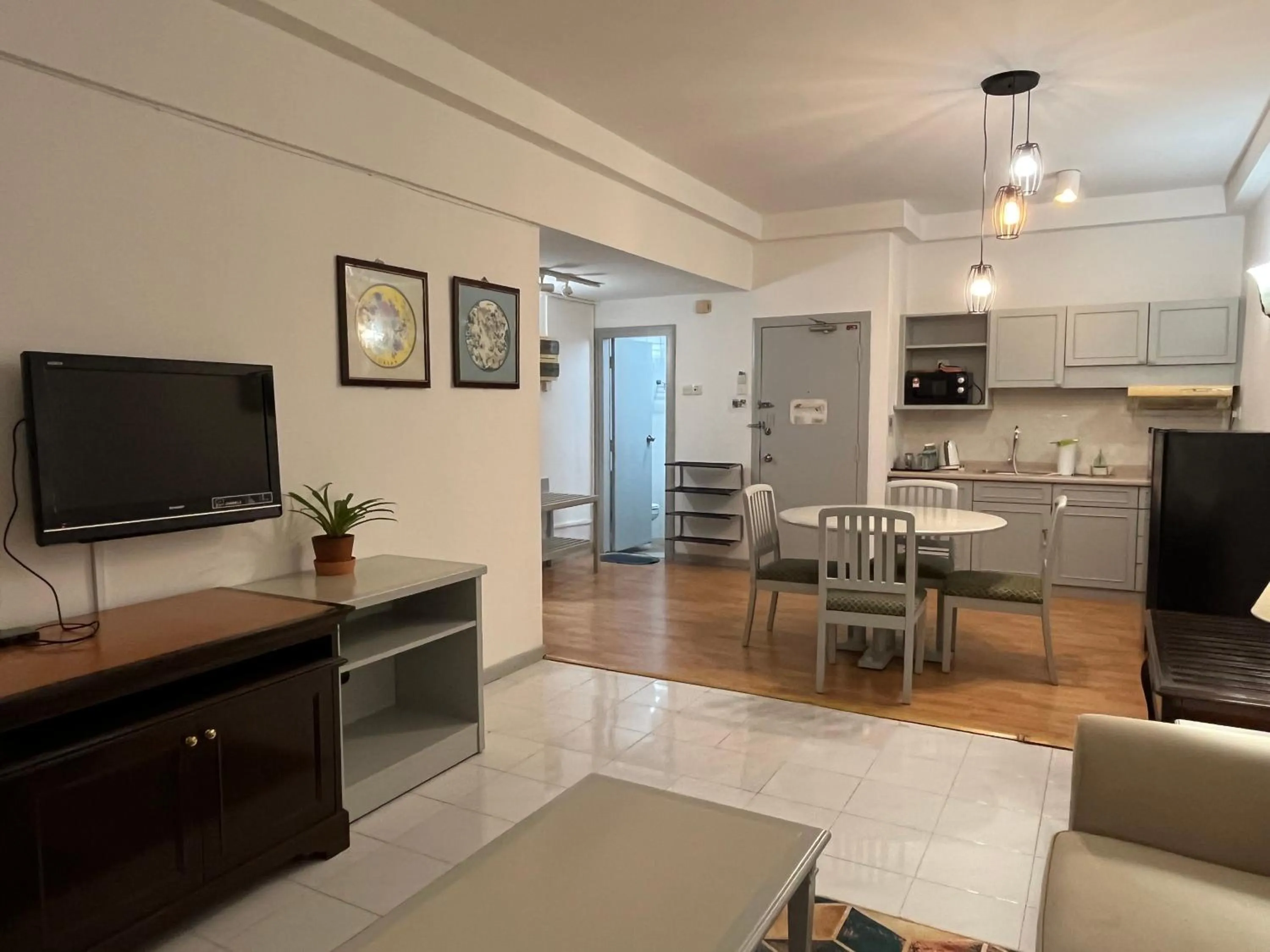 Kitchen or kitchenette in Paradise by the Sea in Penang by Veron at Rainbow Paradise