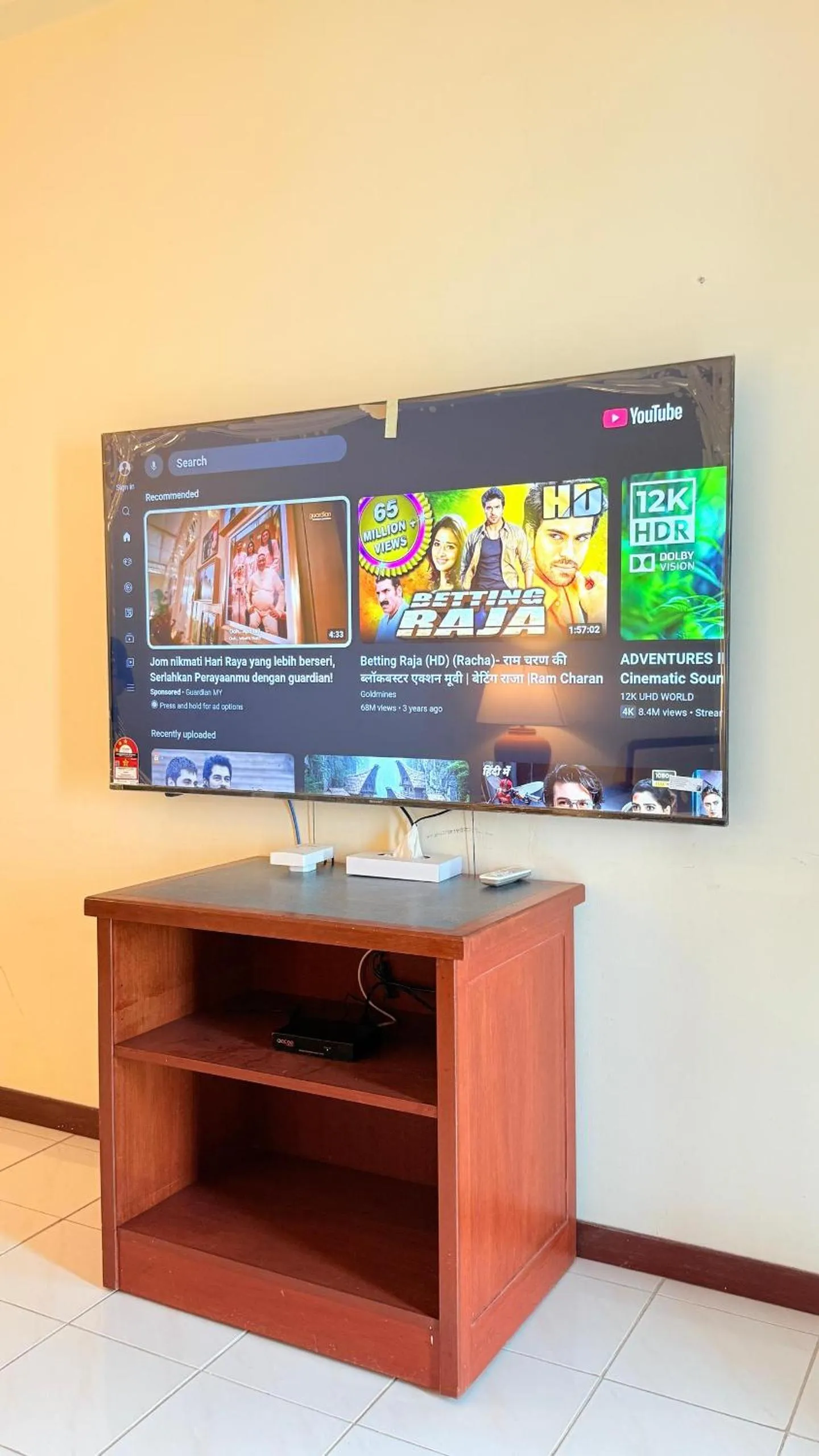 TV and multimedia in Paradise by the Sea in Penang by Veron at Rainbow Paradise