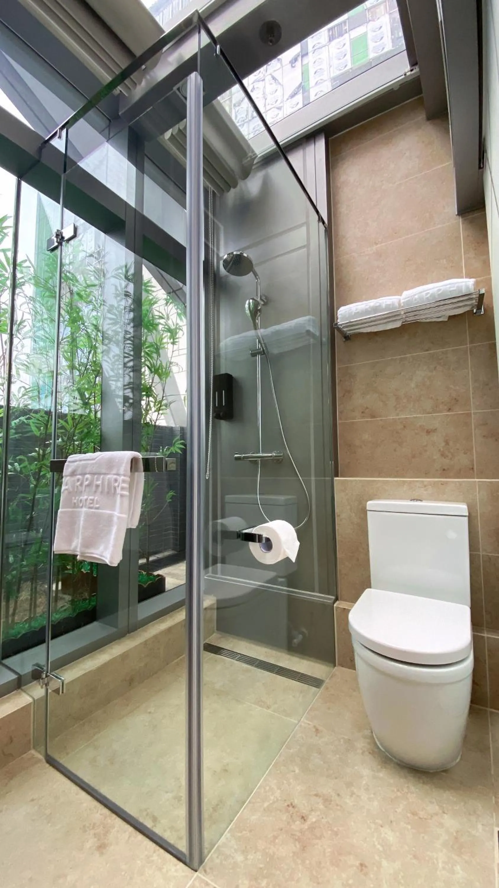 Bathroom in Starphire Hotel
