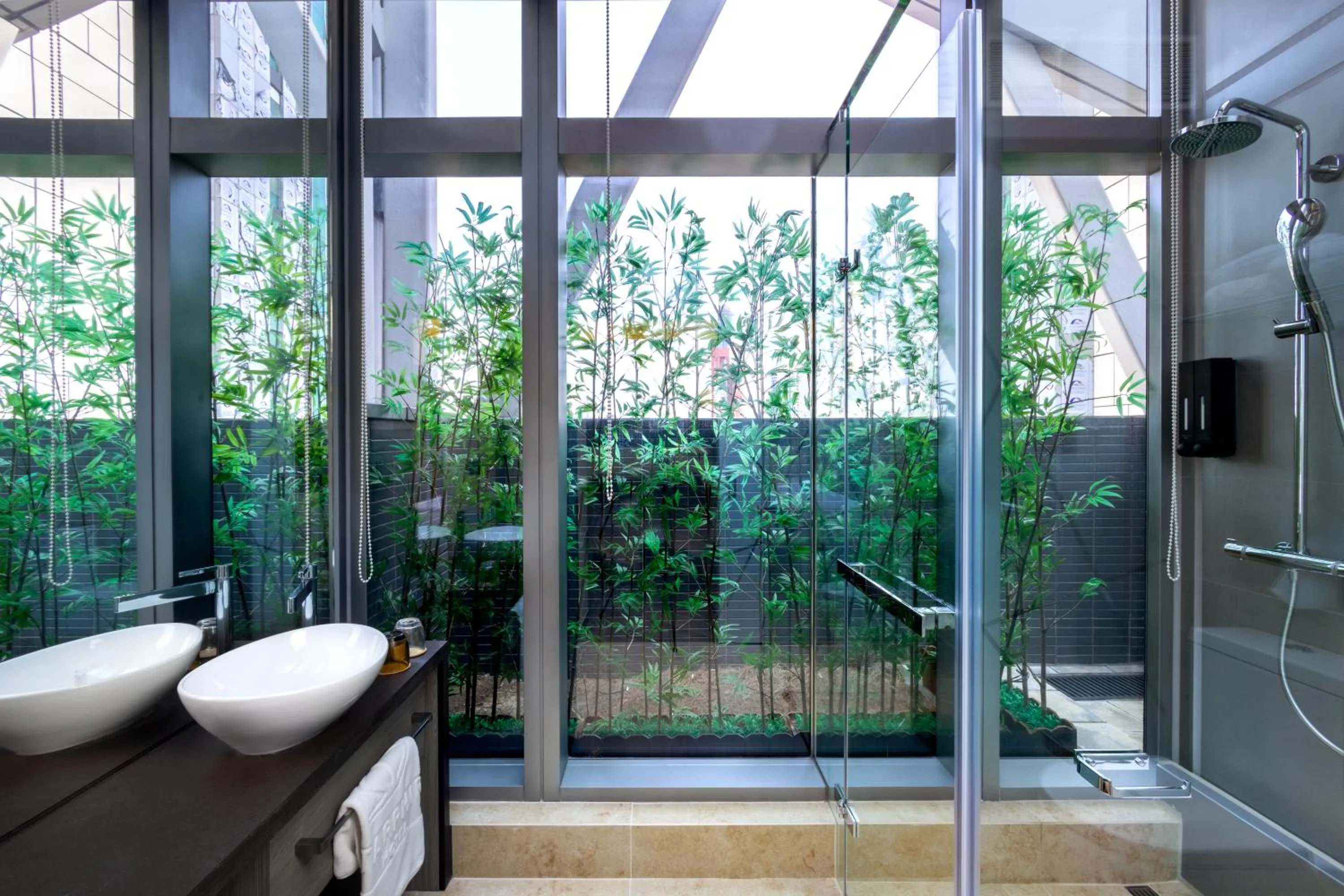 Bathroom in Starphire Hotel