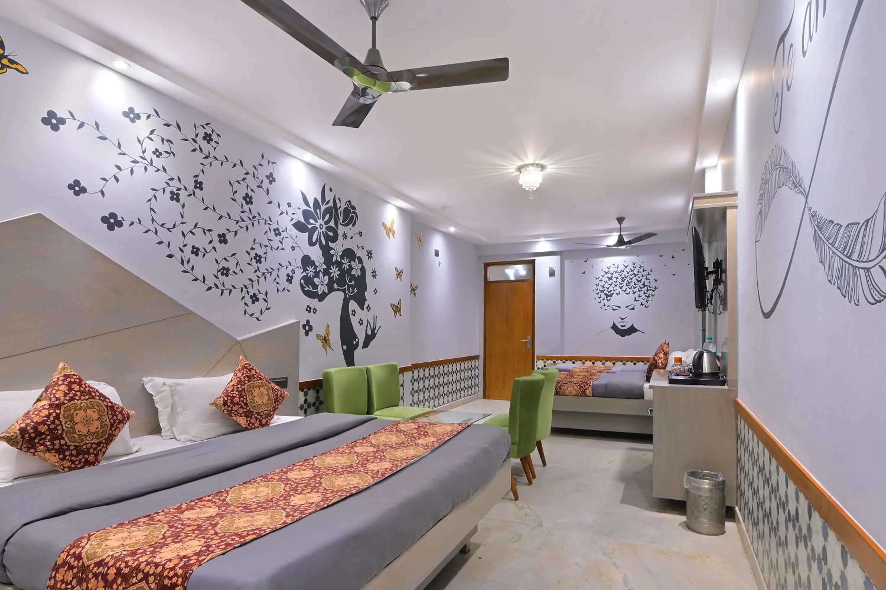 Photo of the whole room, Bed in Hotel Cottage Yes Please New Delhi