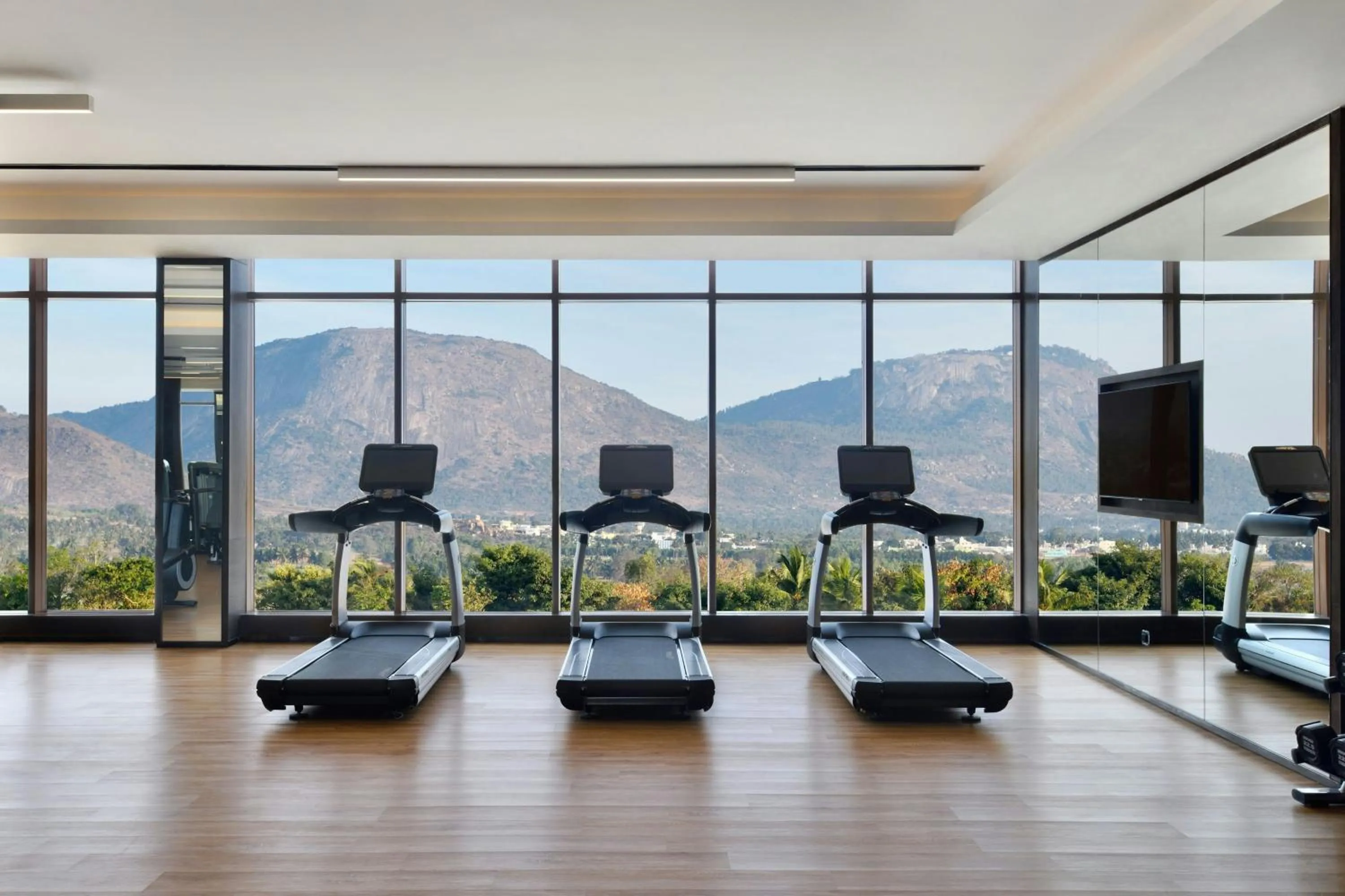 Fitness centre/facilities in JW Marriott Hotel Bengaluru Prestige Golfshire Resort & Spa