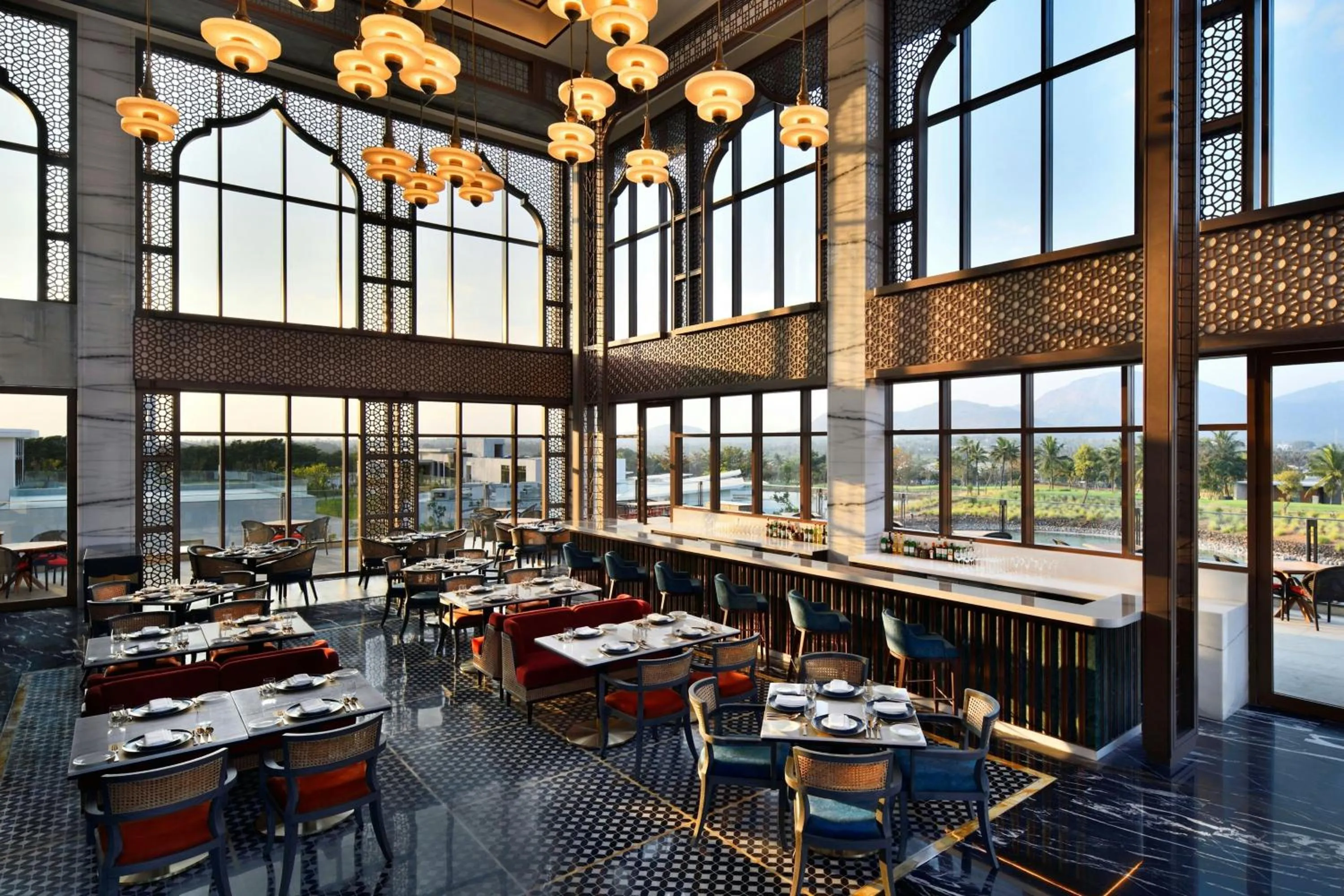 Restaurant/places to eat in JW Marriott Hotel Bengaluru Prestige Golfshire Resort & Spa