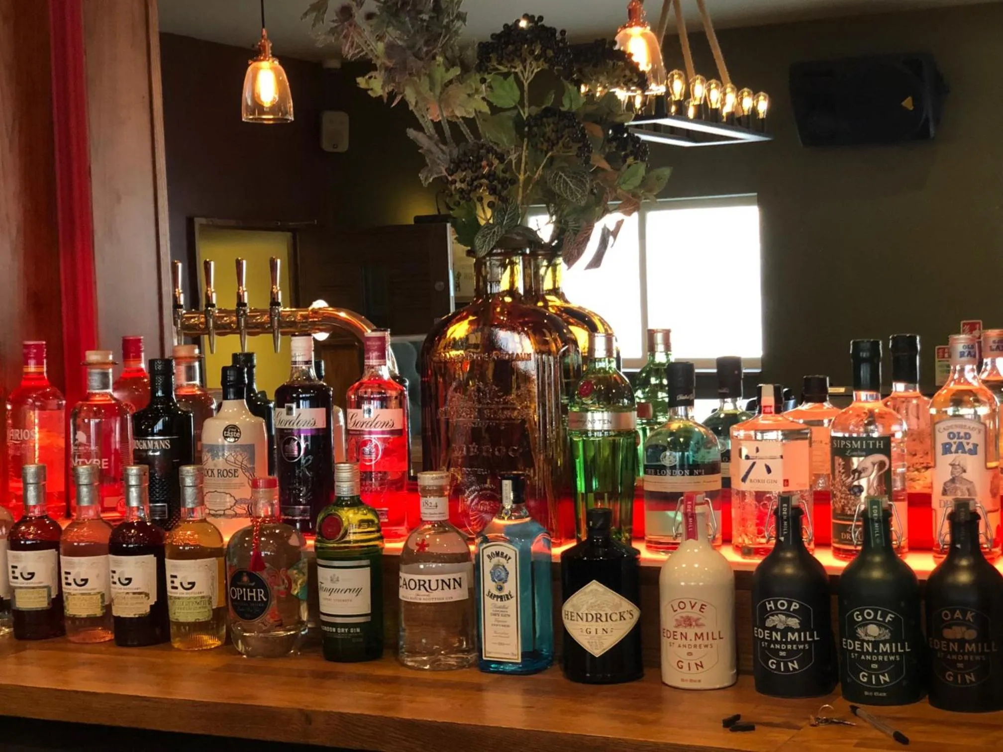 Drinks in Scone Arms Hotel