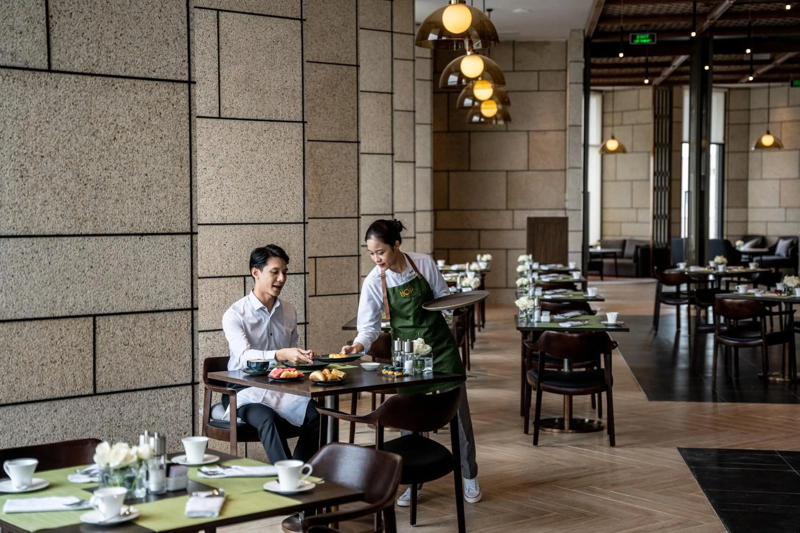 Breakfast in Crowne Plaza Vinh Yen City Centre by IHG