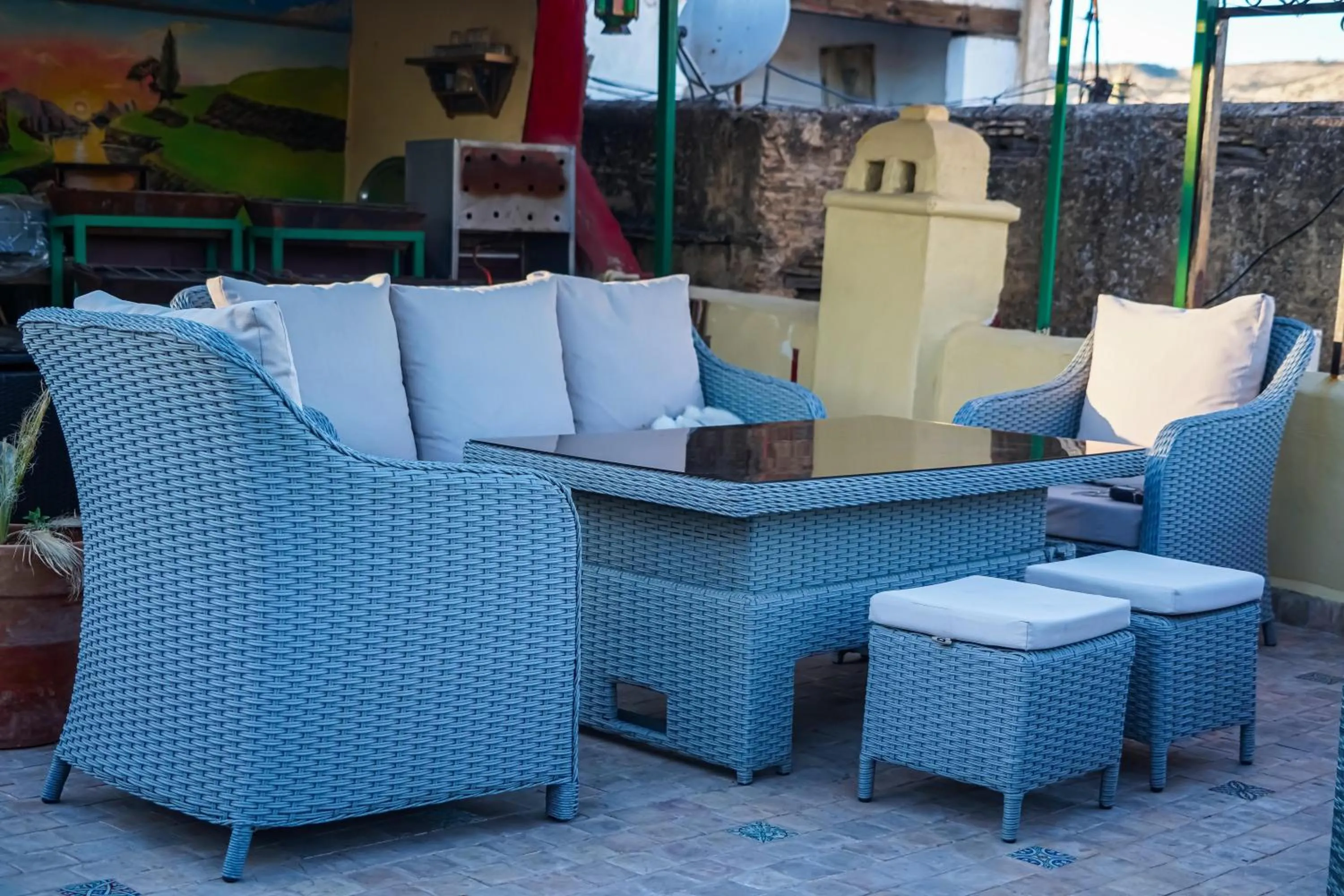 Balcony/Terrace in Riad Hadia Fes - Prestige Stay