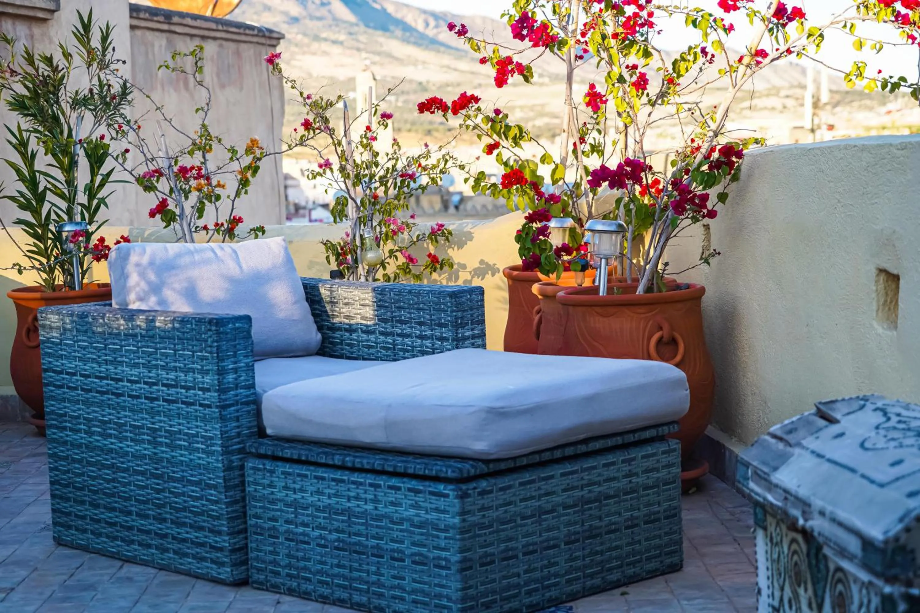 Balcony/Terrace in Riad Hadia Fes - Prestige Stay