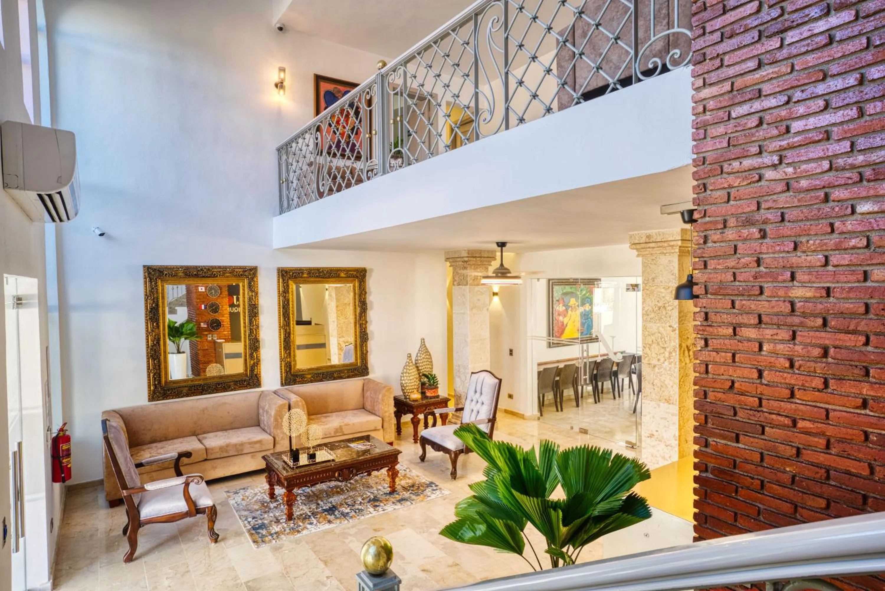 Living room in Naranjo Hotel Boutique