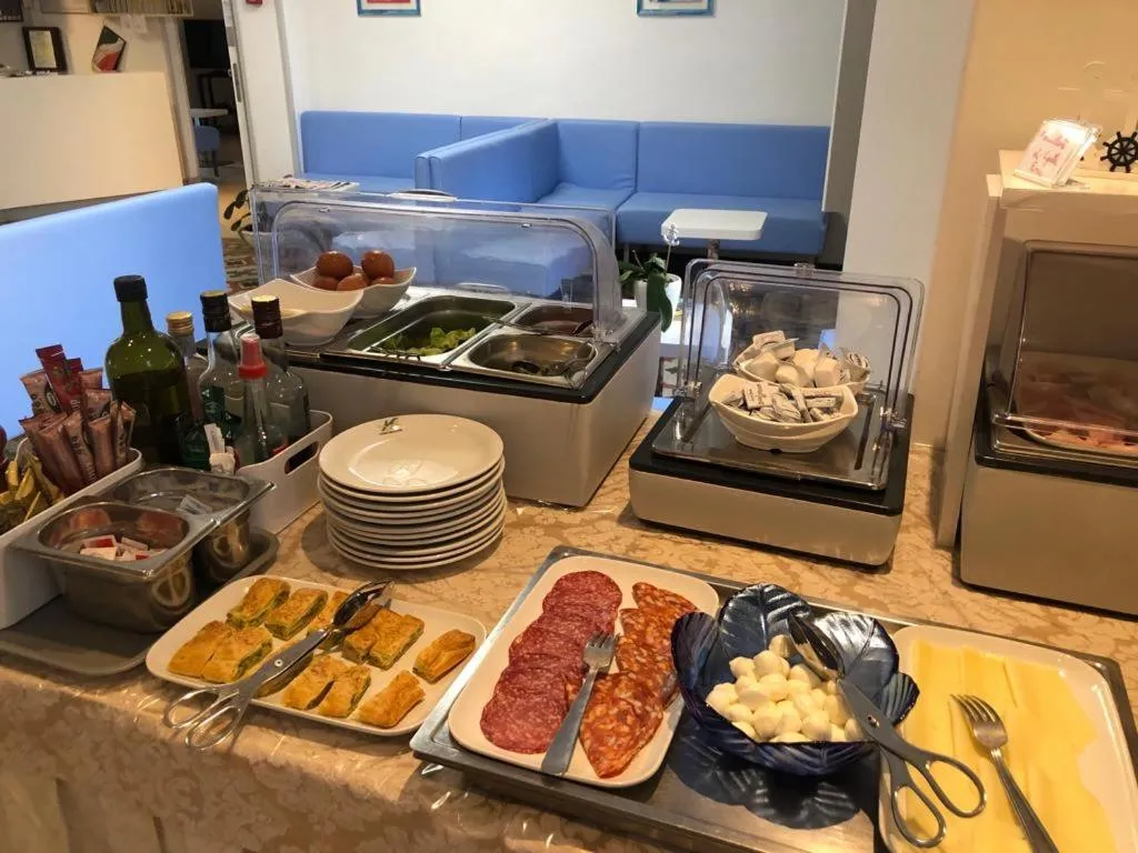 Buffet breakfast in Hotel Mirabella