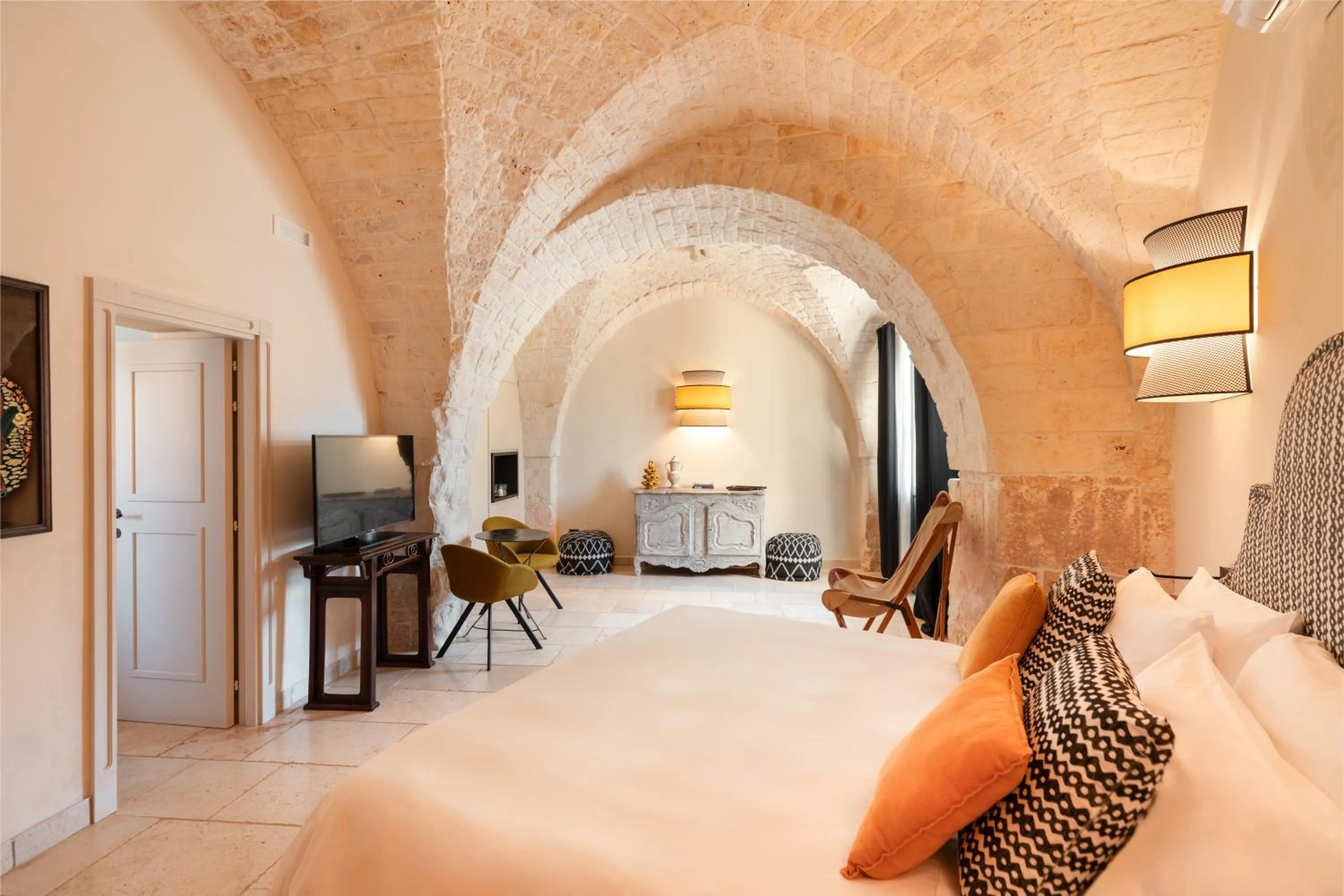 Bedroom, Bed in Masseria Santo Scalone