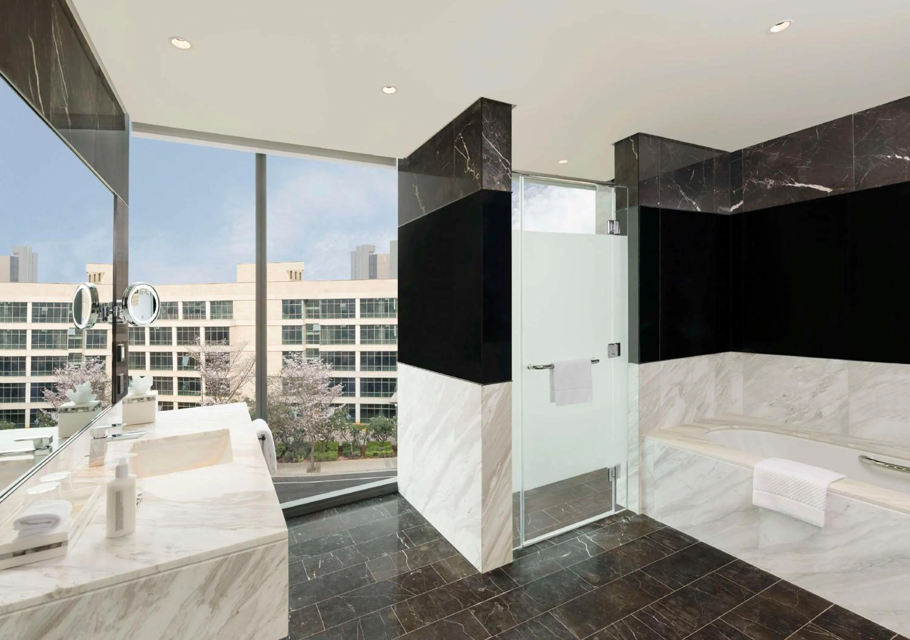 Bathroom in Hilton Bengaluru Embassy Manyata Business Park