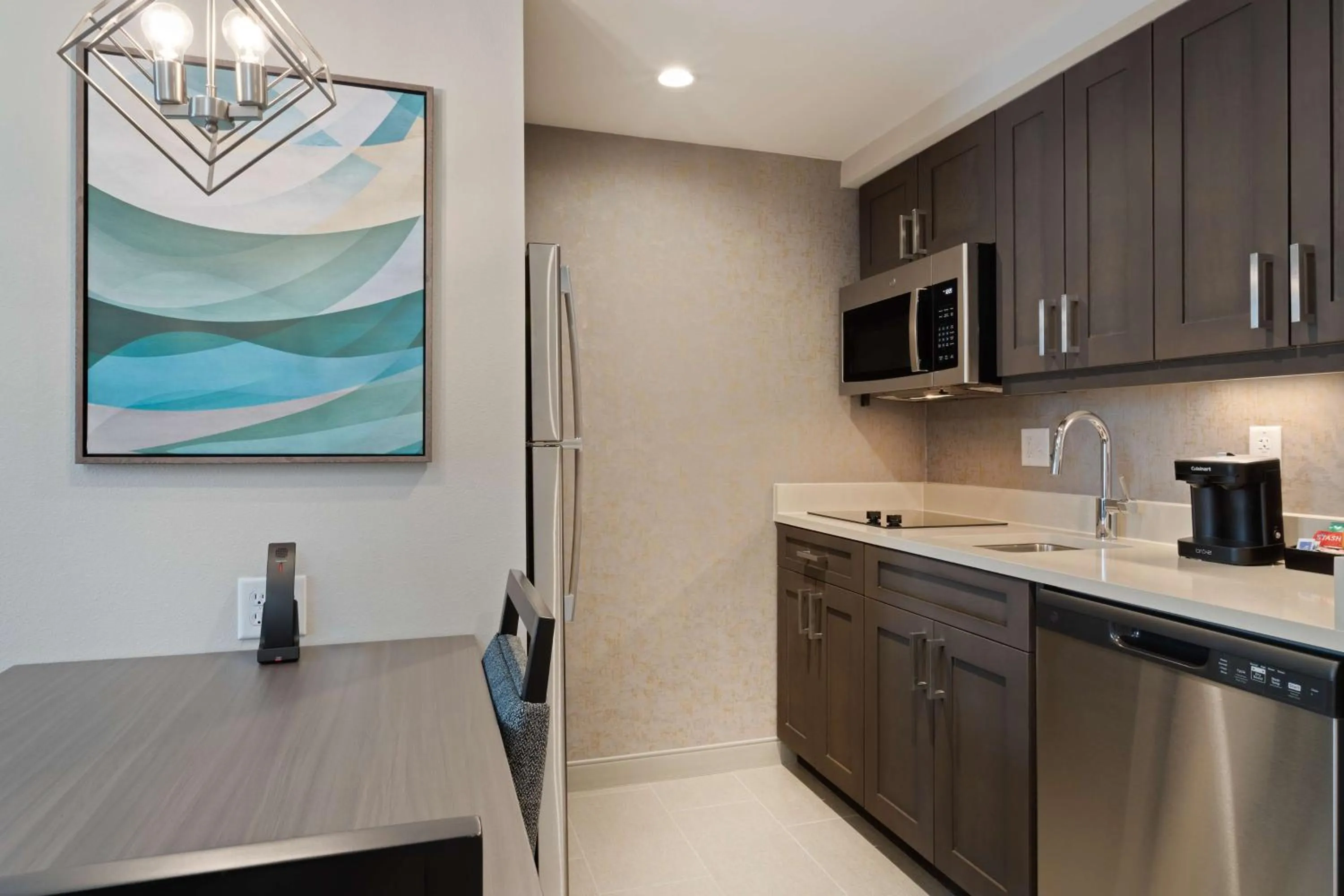 Kitchen or kitchenette in Homewood Suites By Hilton Panama City Beach, Fl