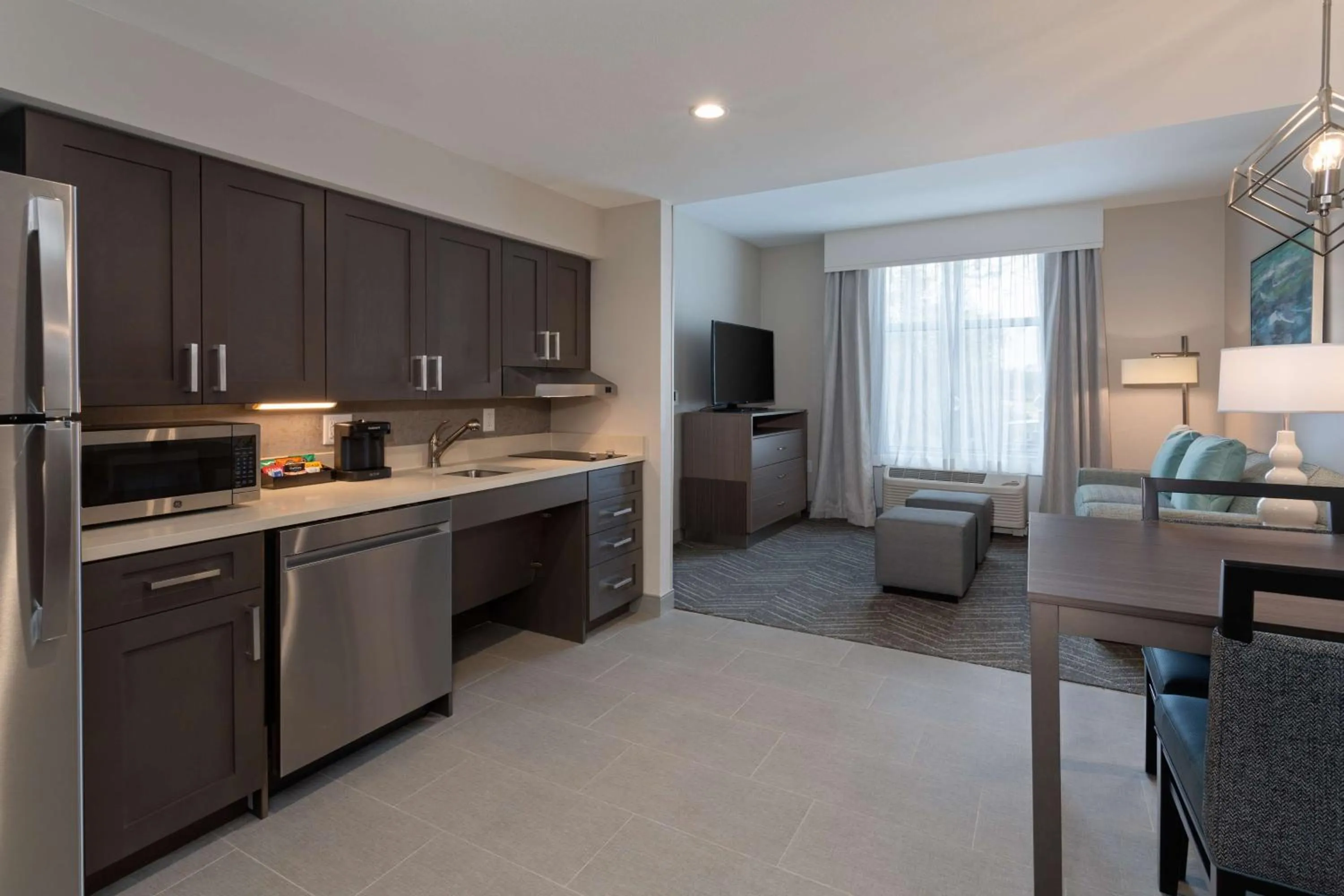 Living room in Homewood Suites By Hilton Panama City Beach, Fl