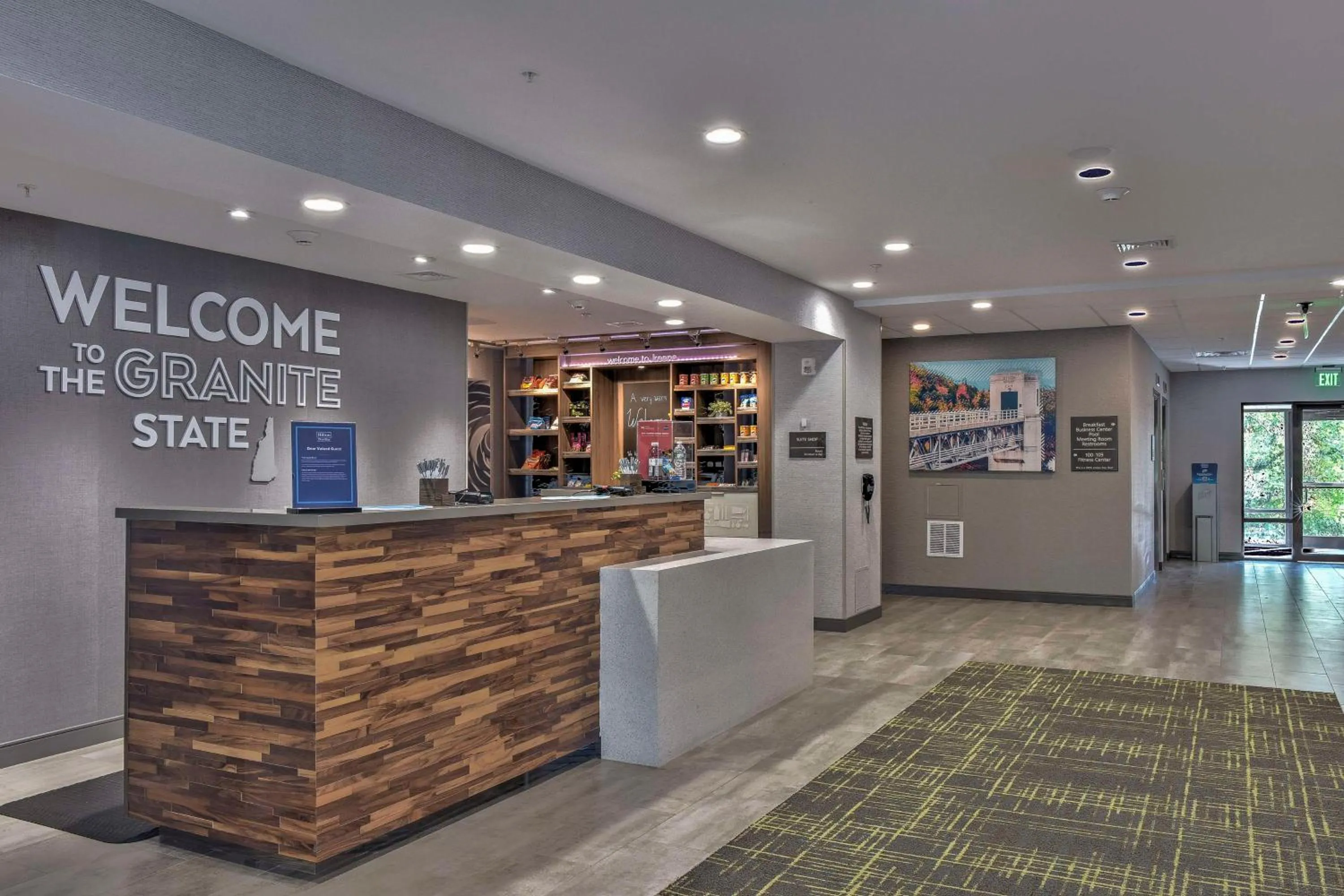 Lobby or reception in Hampton Inn & Suites Keene