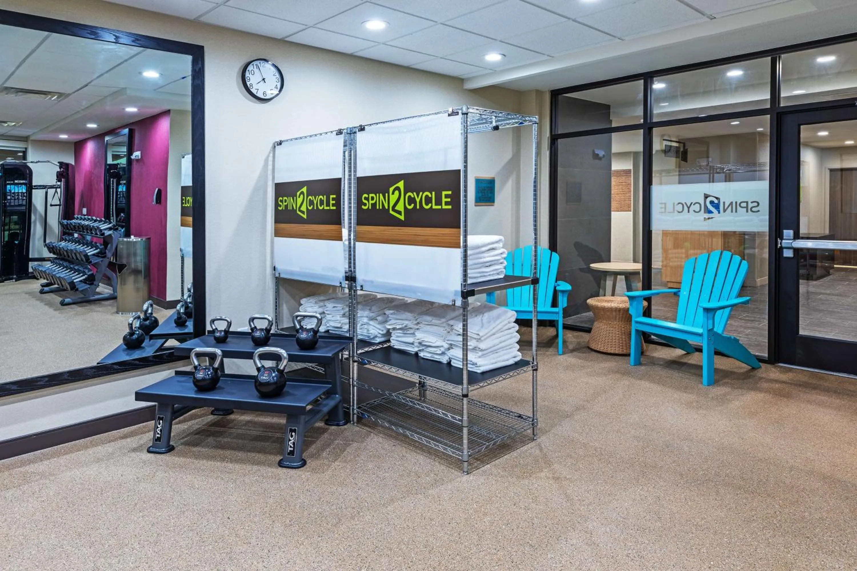 Fitness centre/facilities in Home2 Suites By Hilton Weatherford